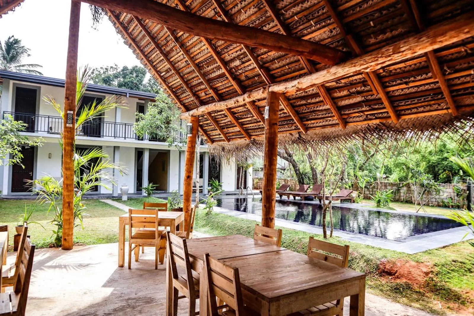 Garden view in il Frangipane