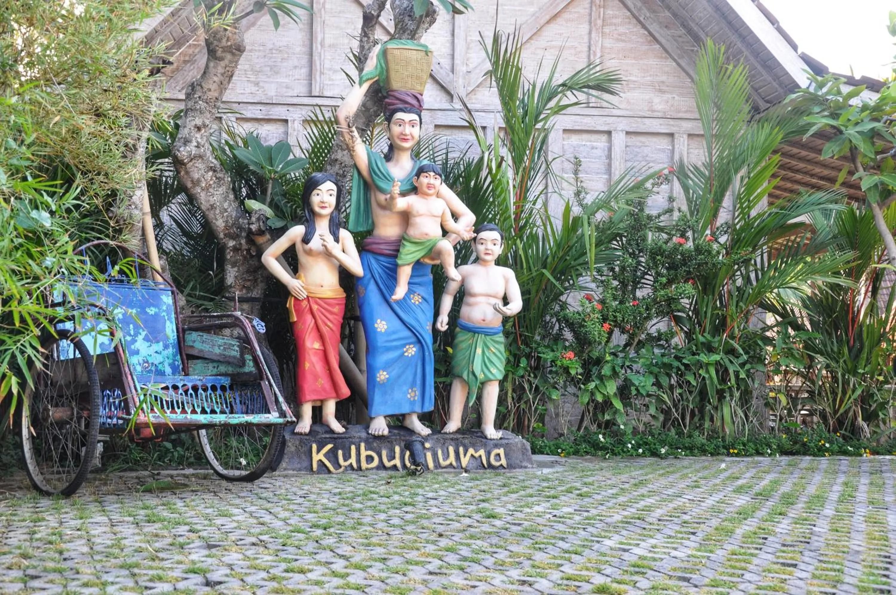 Property building in Kubudiuma Villas Bali