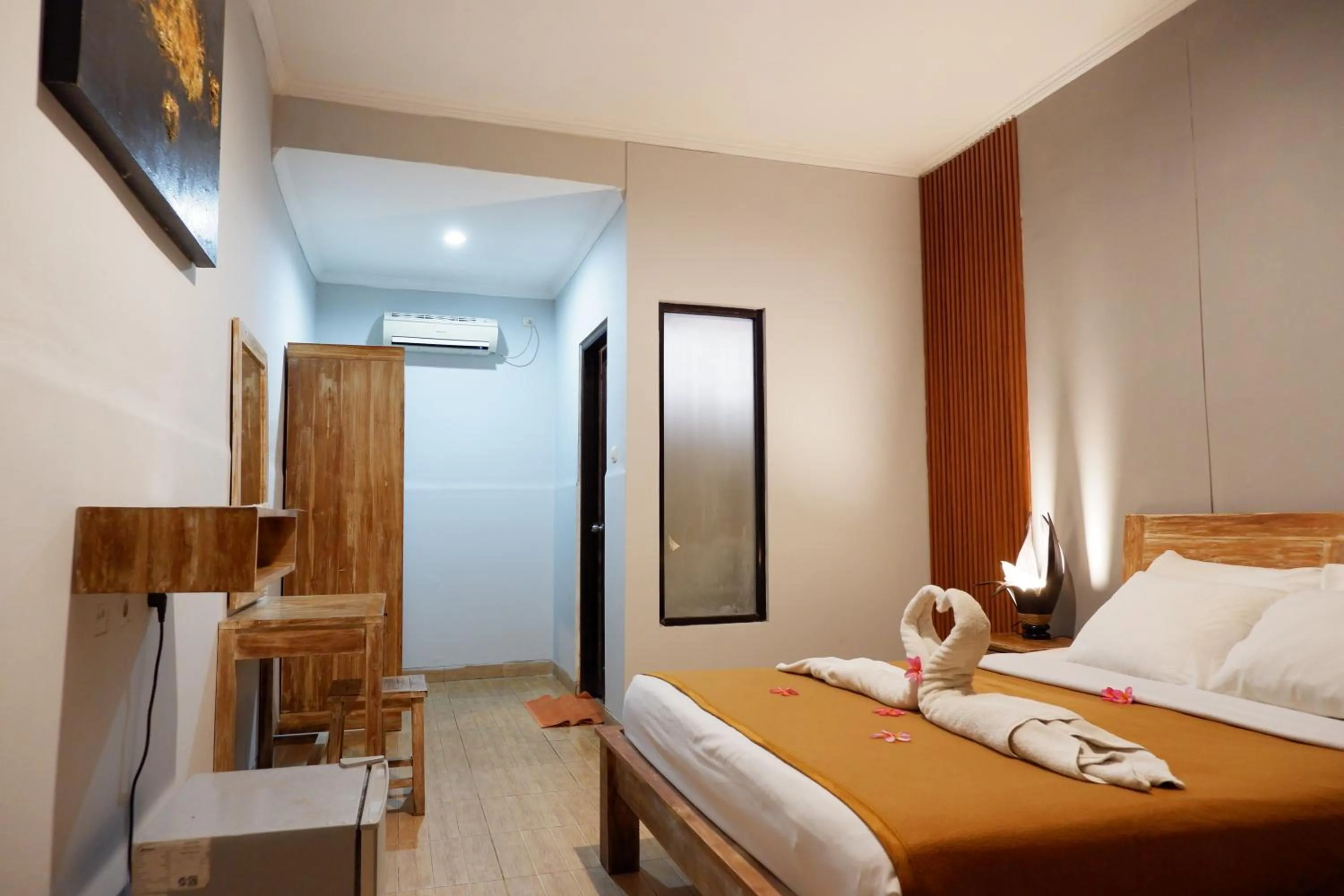 Bed in Kubudiuma Villas Bali