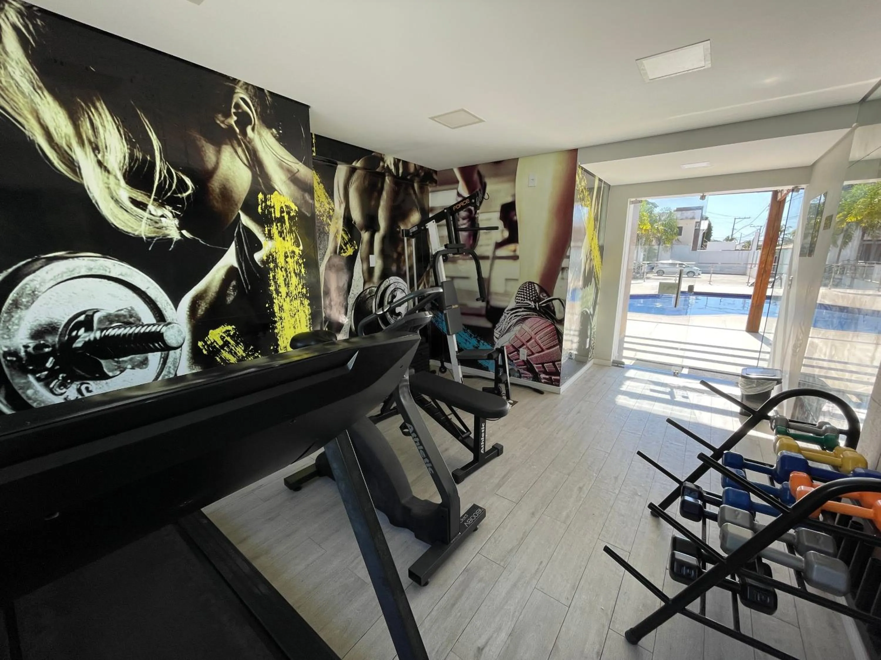 Fitness centre/facilities in Hotel Encantos de Itaperapuã