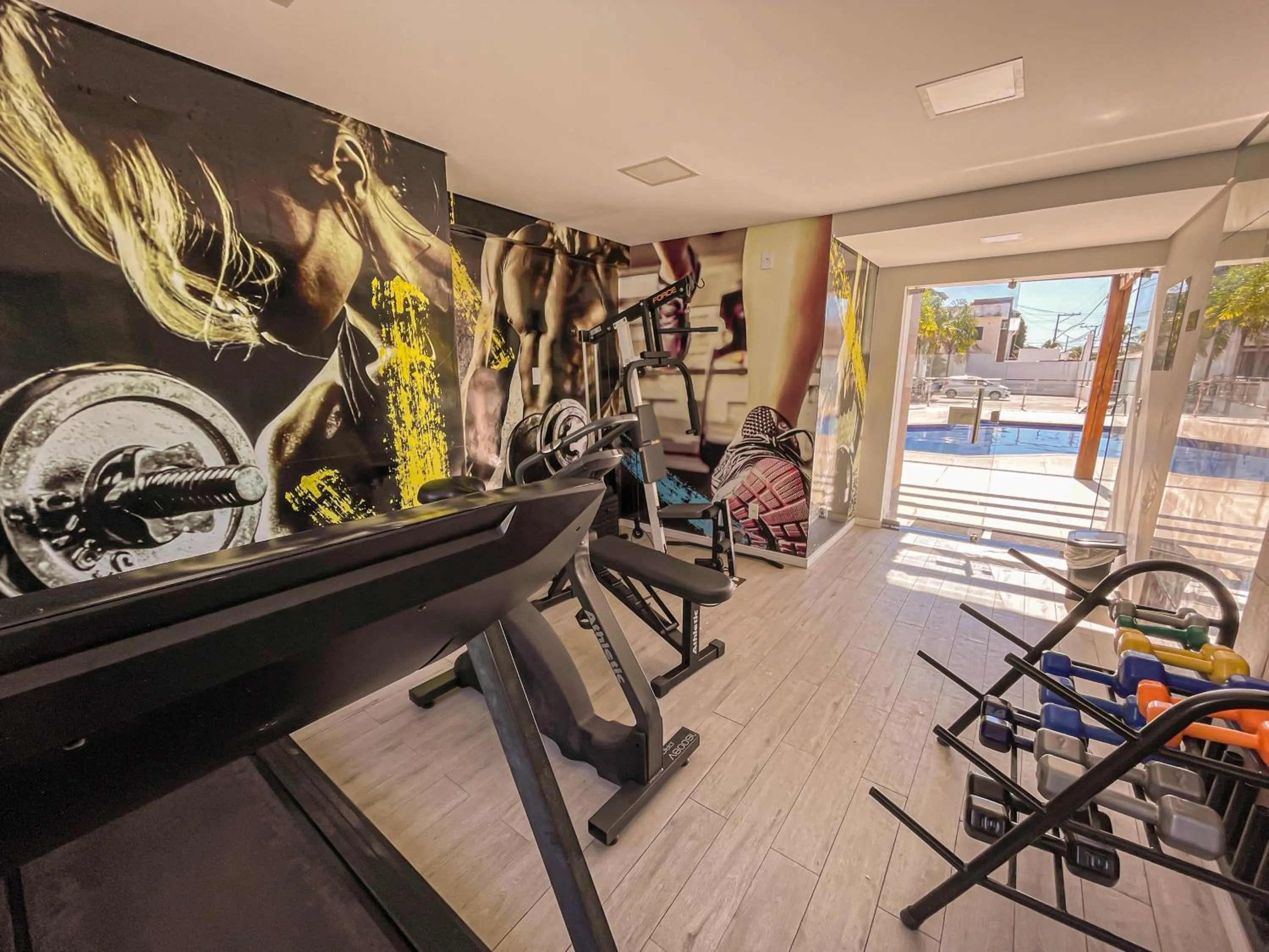 Fitness centre/facilities in Hotel Encantos de Itaperapuã