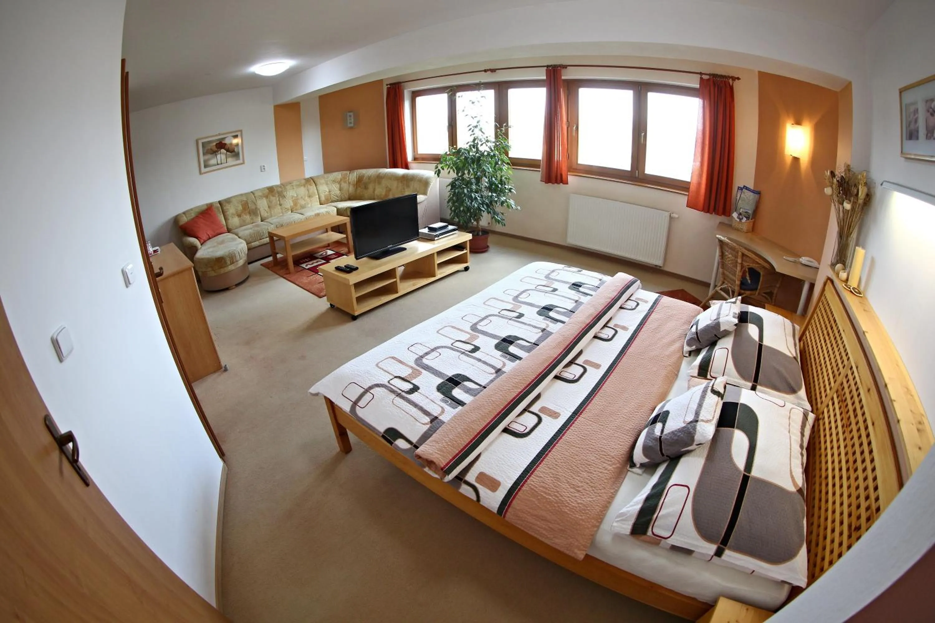 Photo of the whole room, Bed in Pension Král