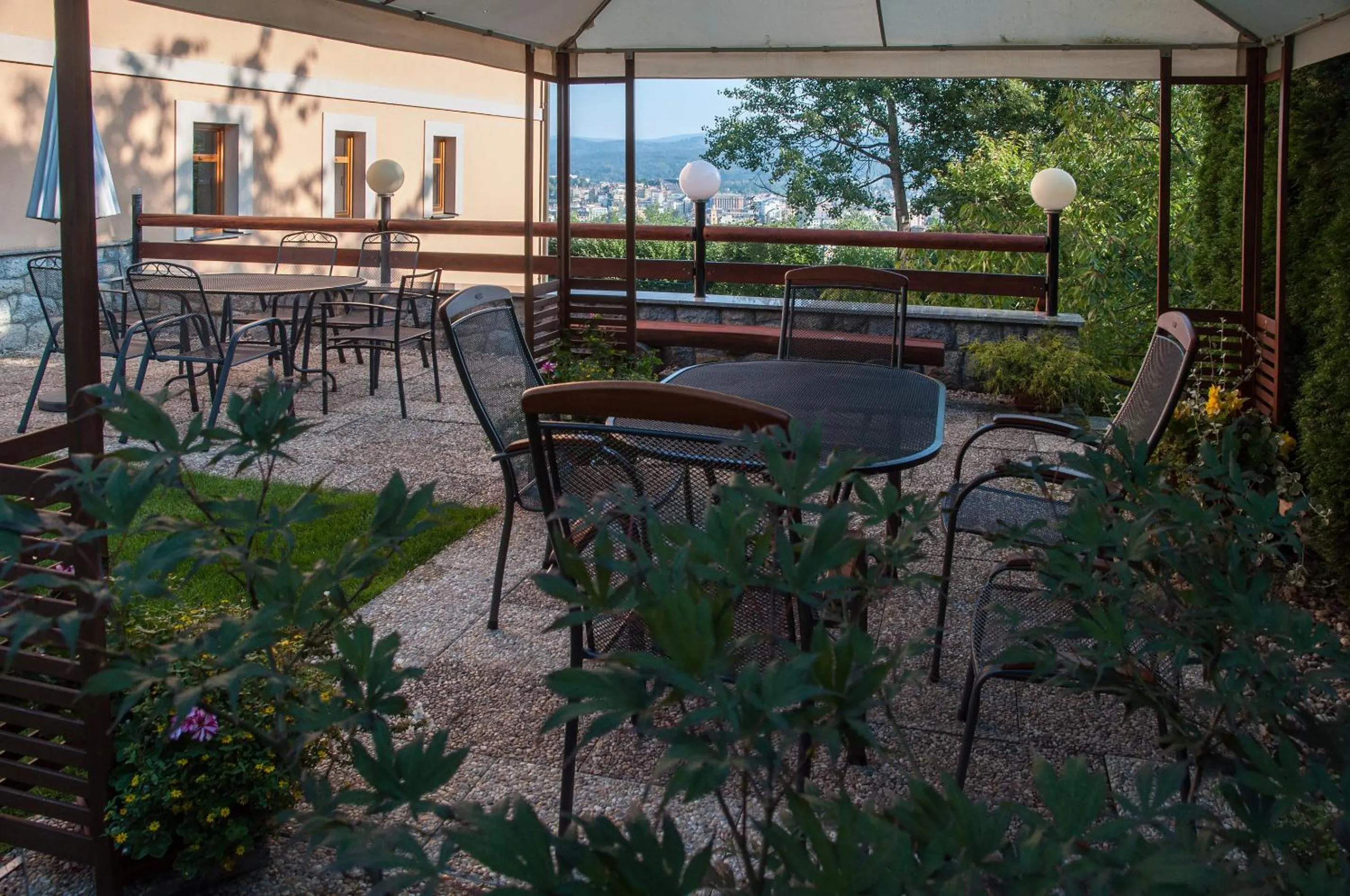 Seating area in Pension Král