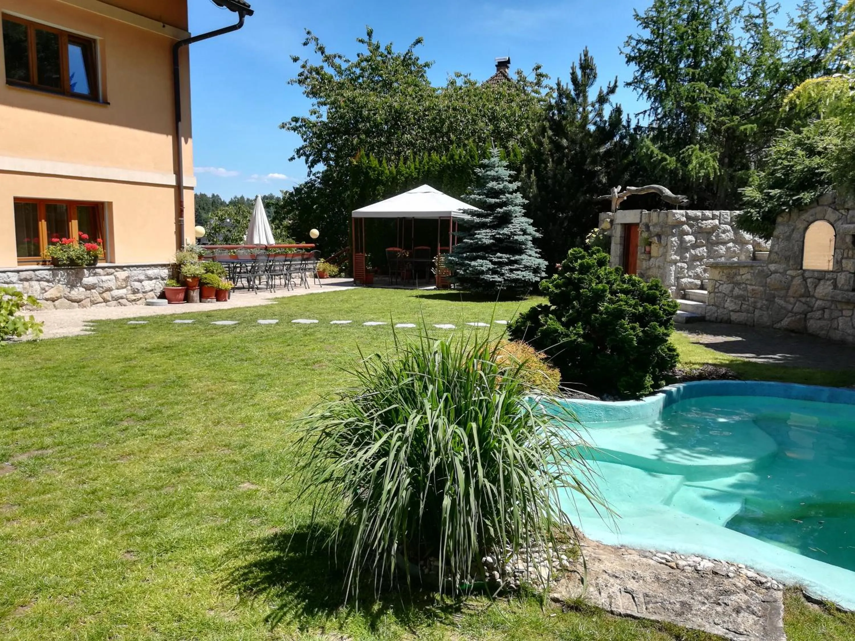 Garden in Pension Král