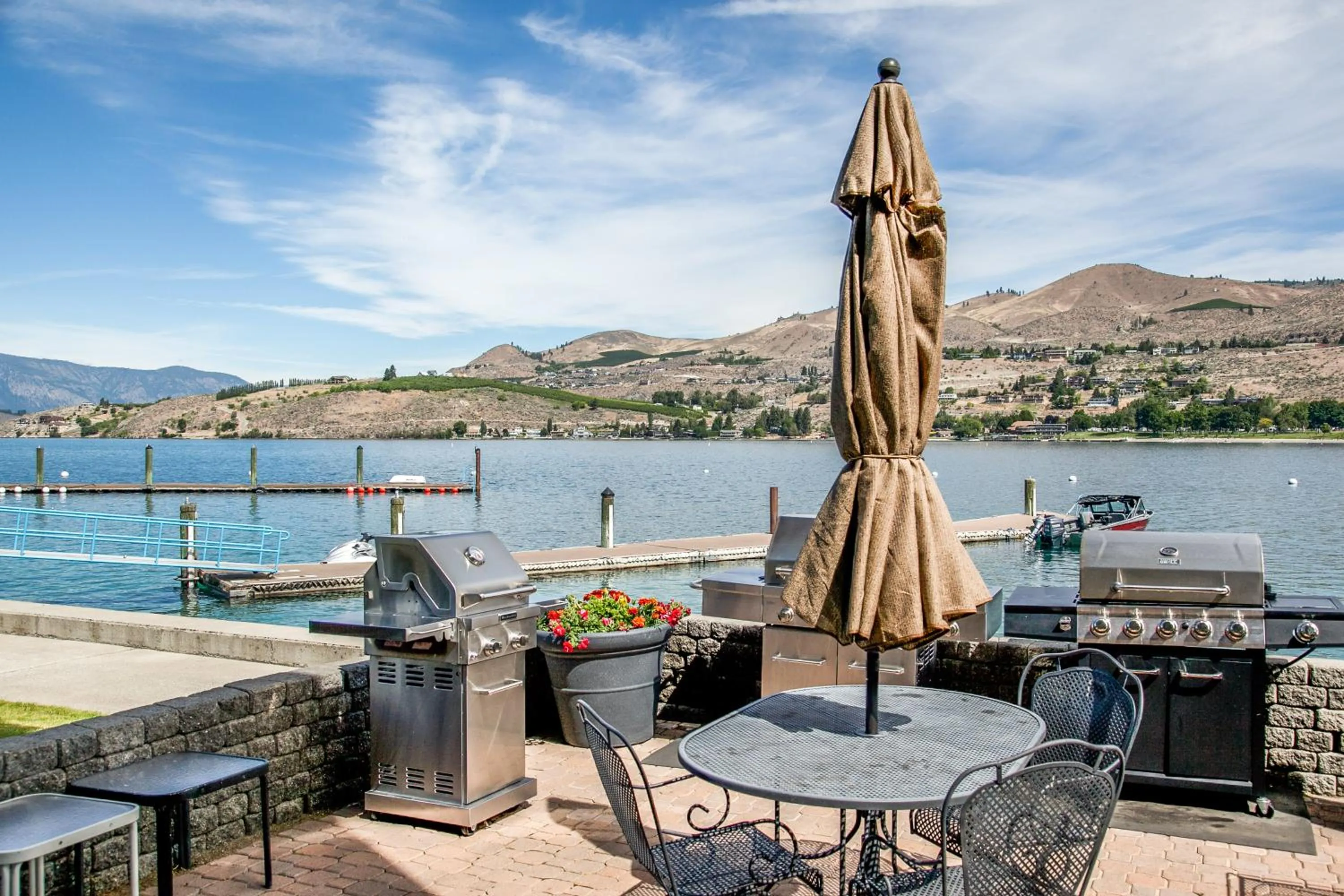 BBQ facilities in Chelan Resort Waterfront Townhouse