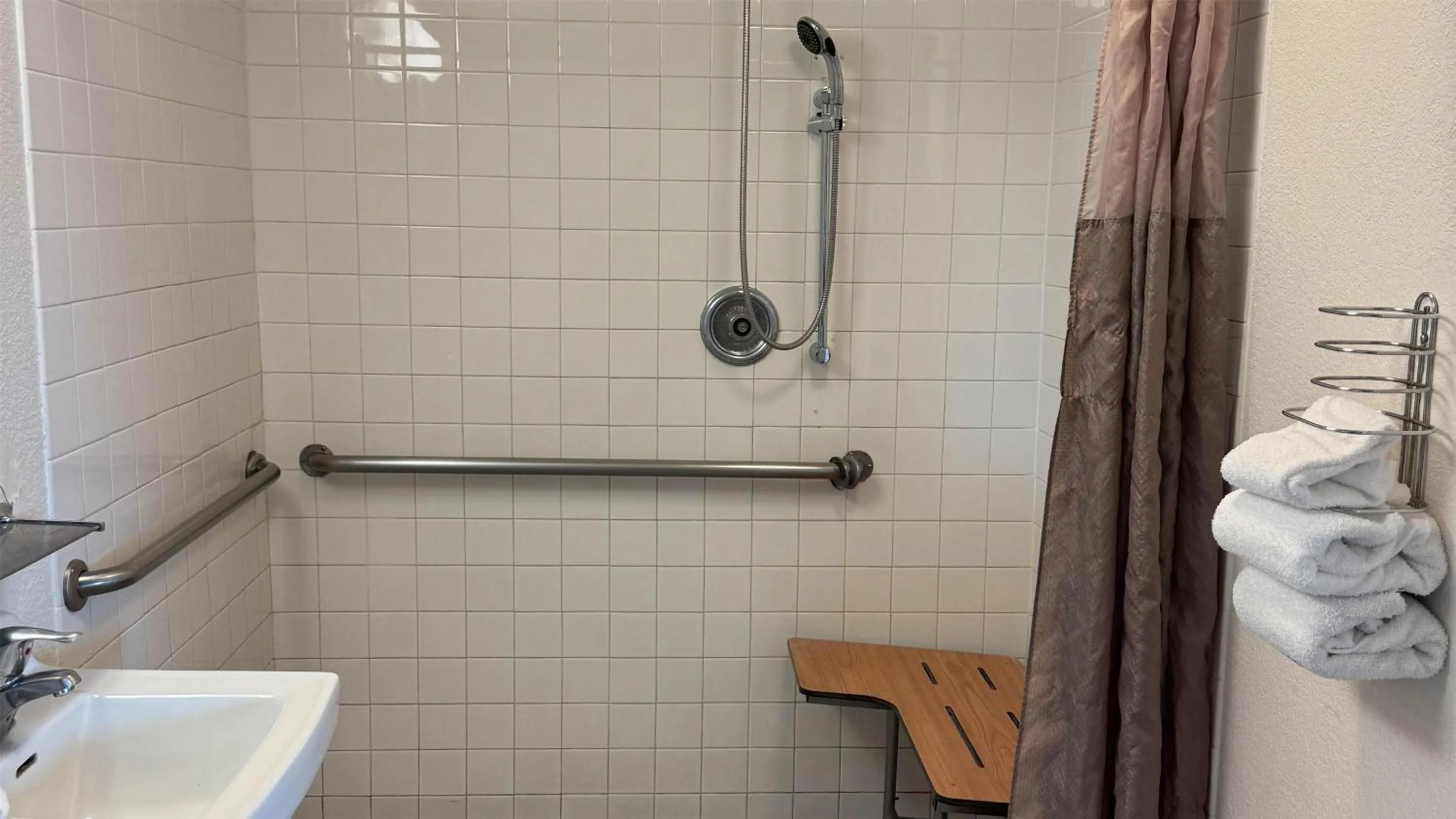 Bathroom in Studio 6 Suites Las Vegas, NV - Tropicana