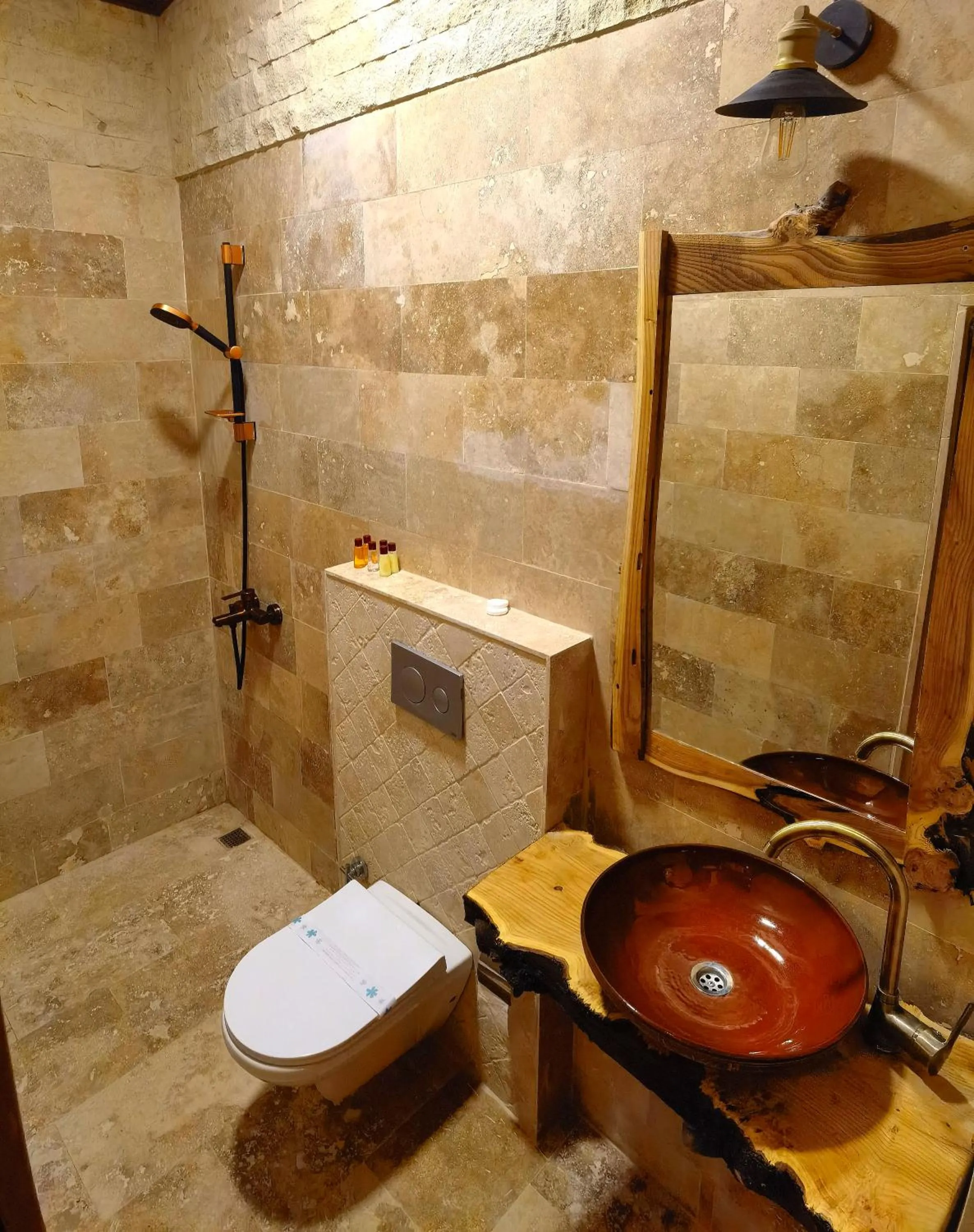Bathroom in Larissa Cave Hotel