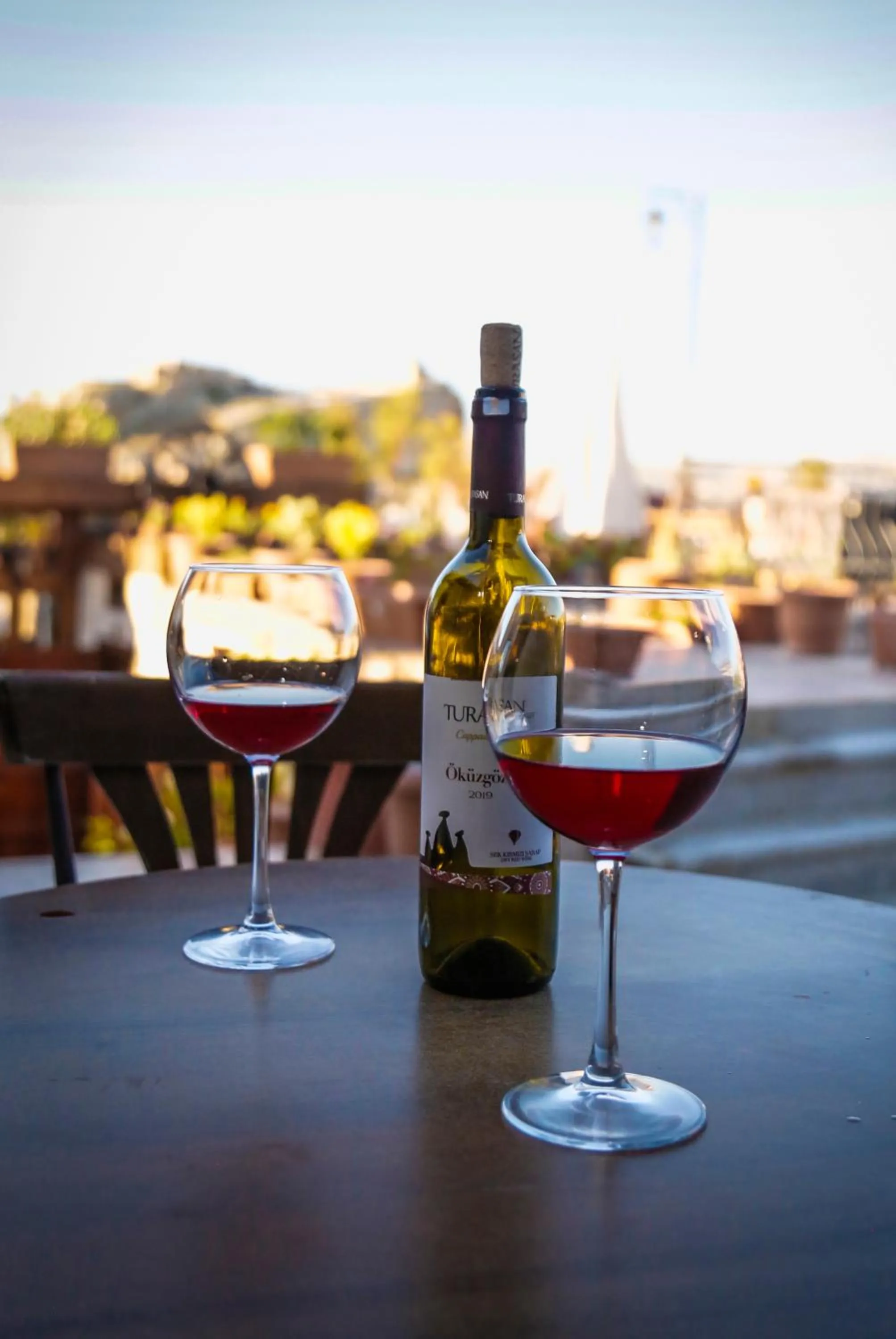Patio in Larissa Cave Hotel