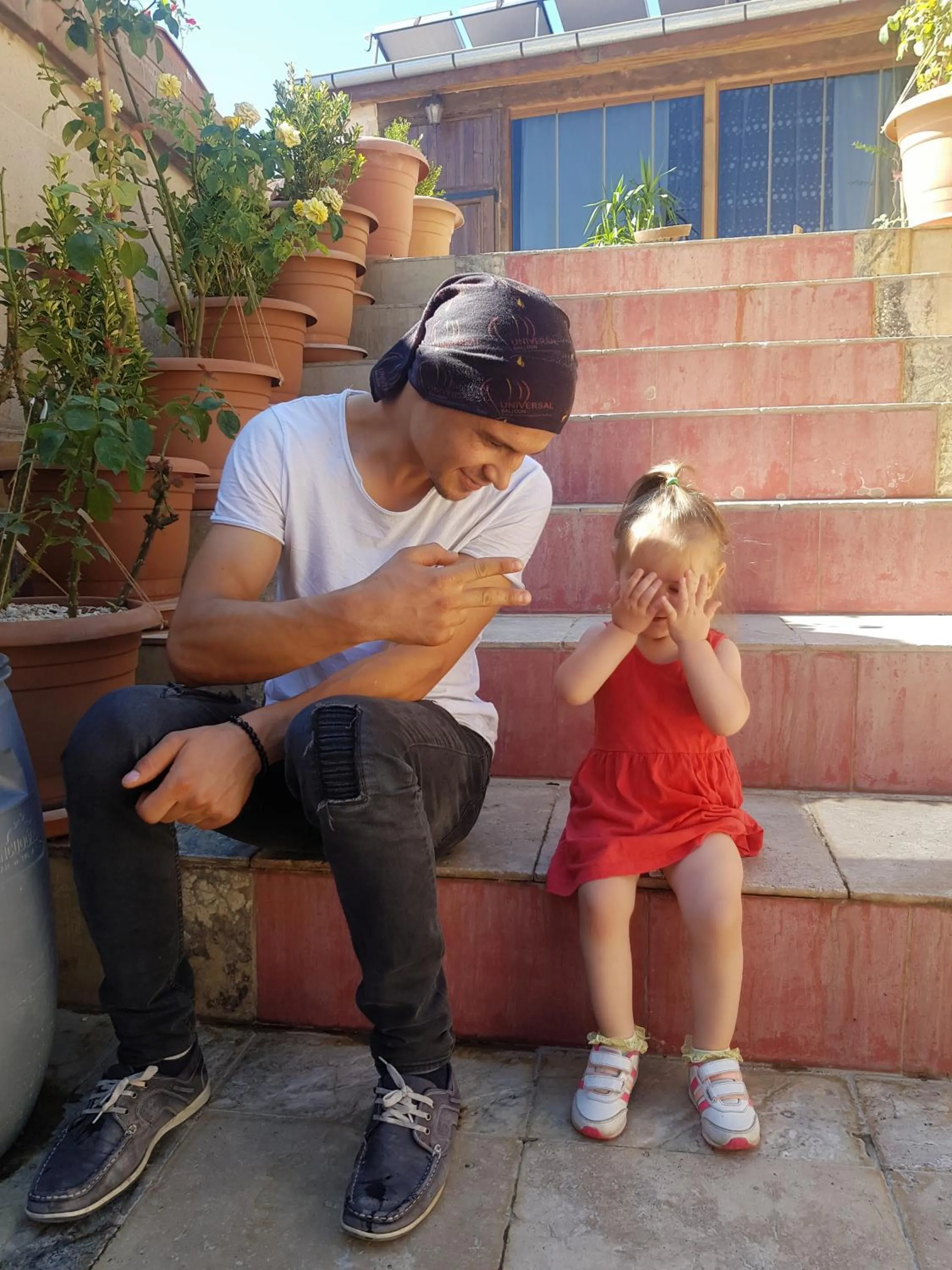 children in Larissa Cave Hotel