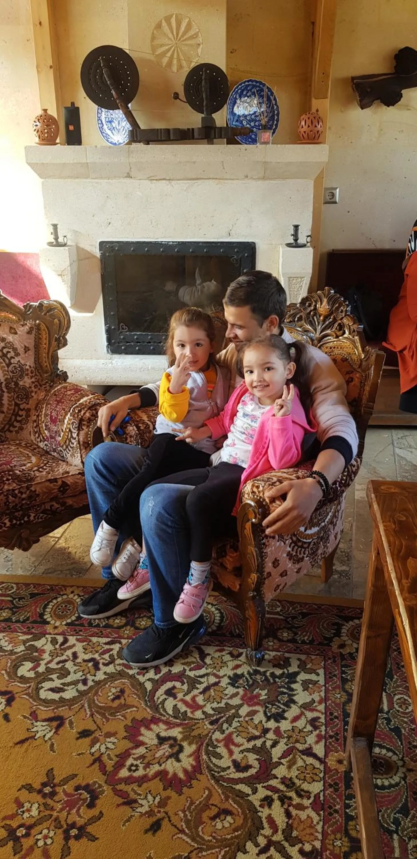 children in Larissa Cave Hotel