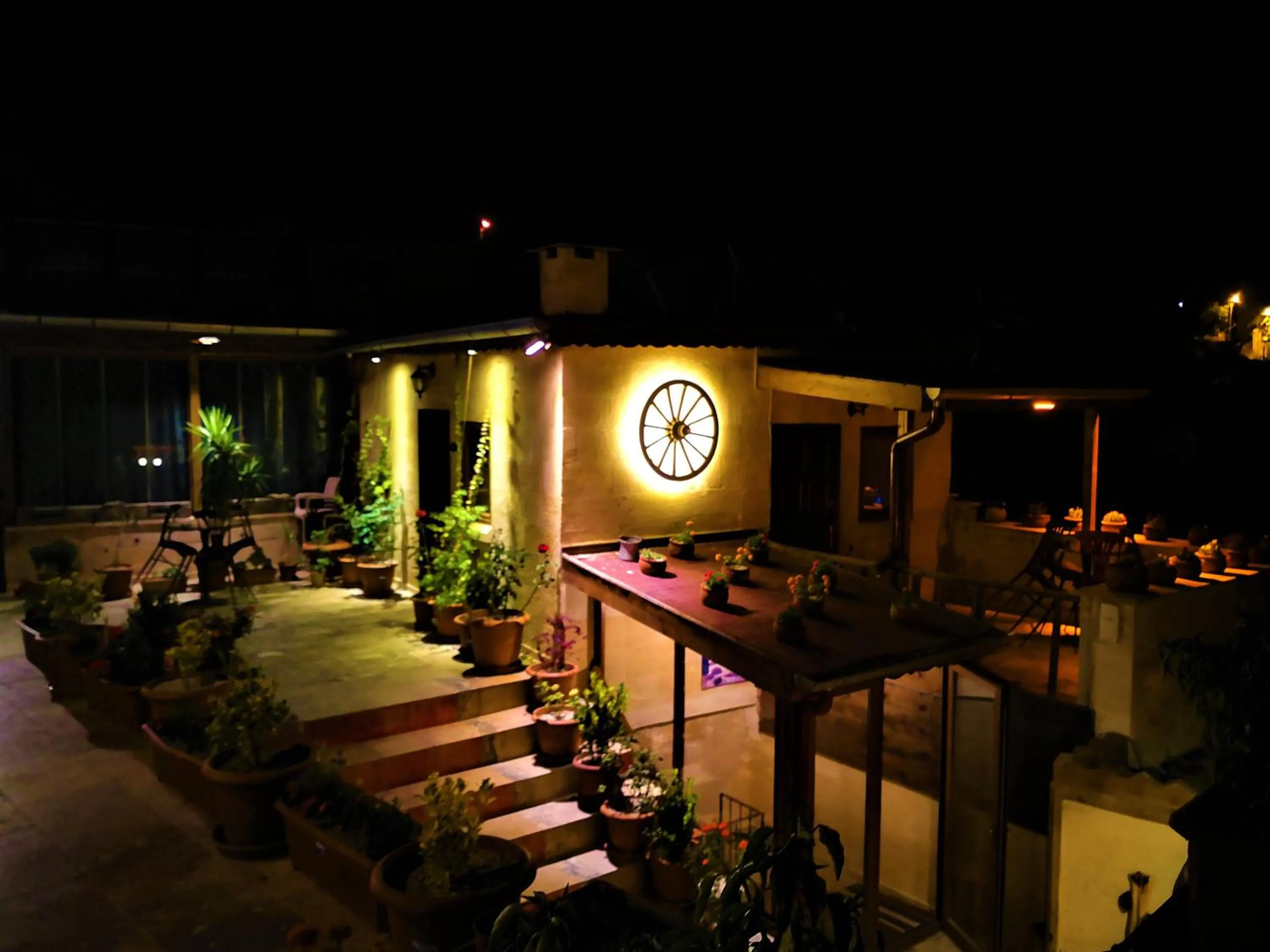 Lounge or bar in Larissa Cave Hotel