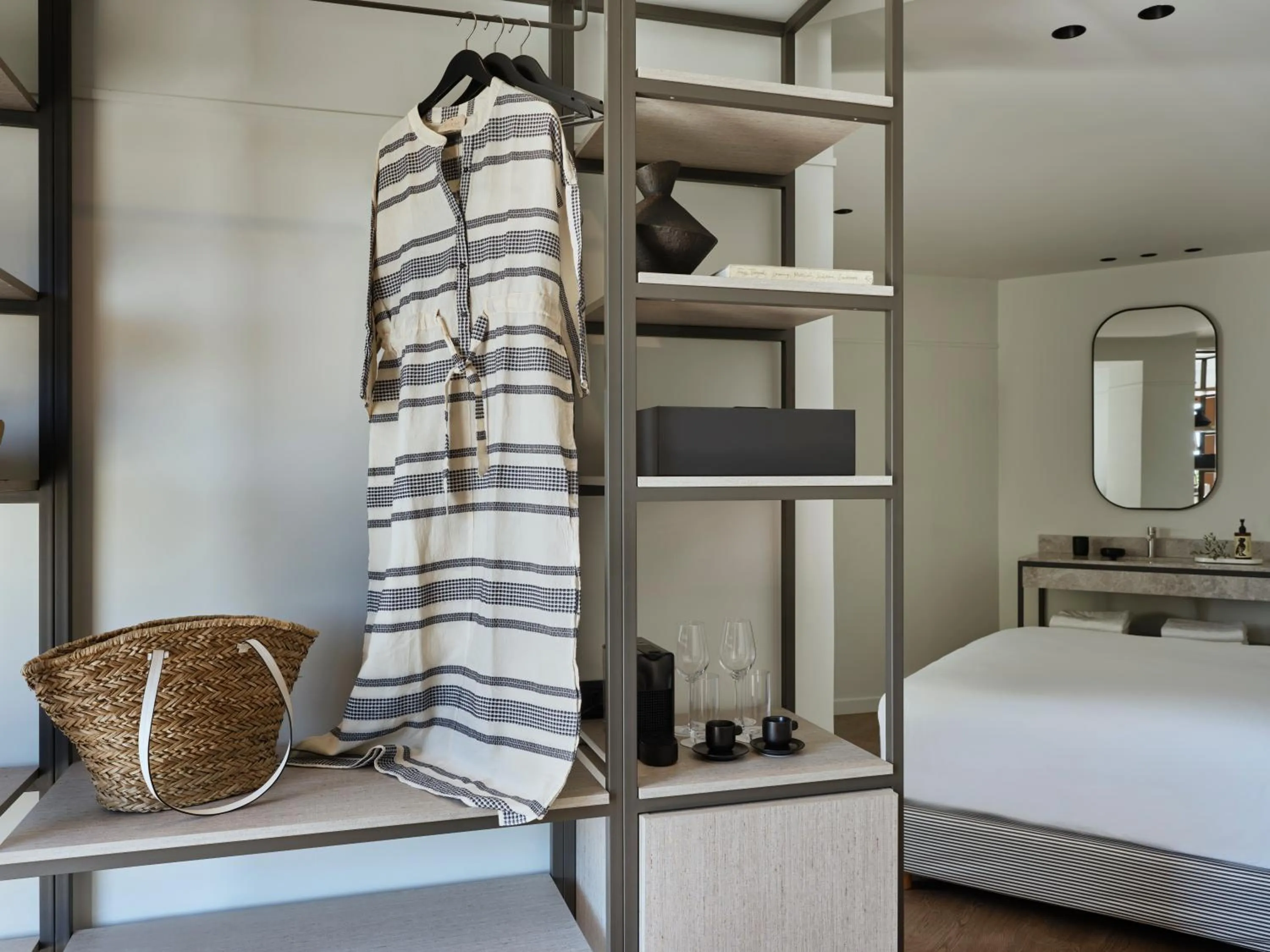 Decorative detail, Bed in Doryssa Lithos Hotel