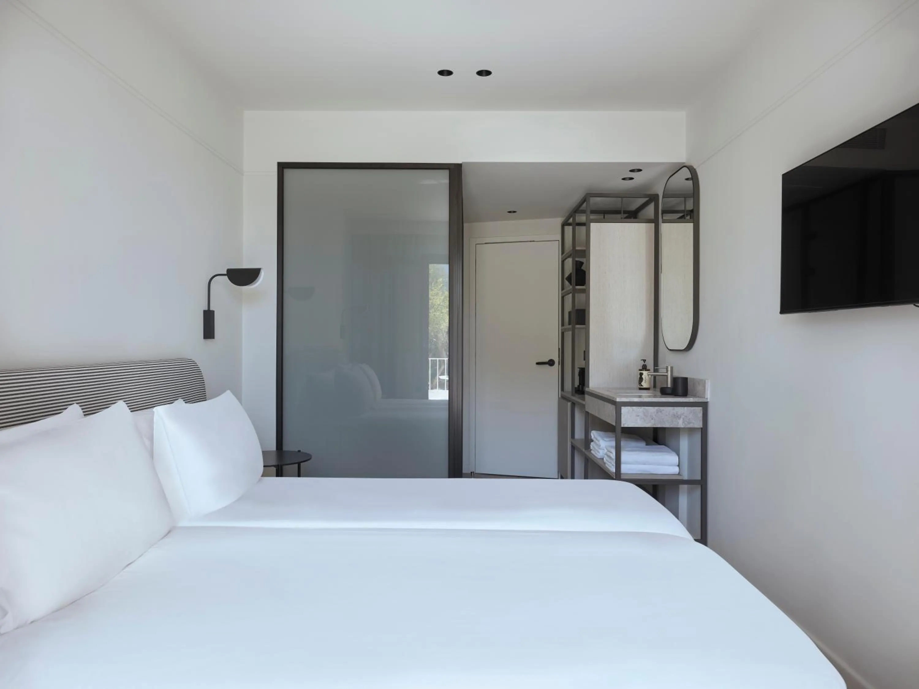 Bedroom, Bed in Doryssa Lithos Hotel