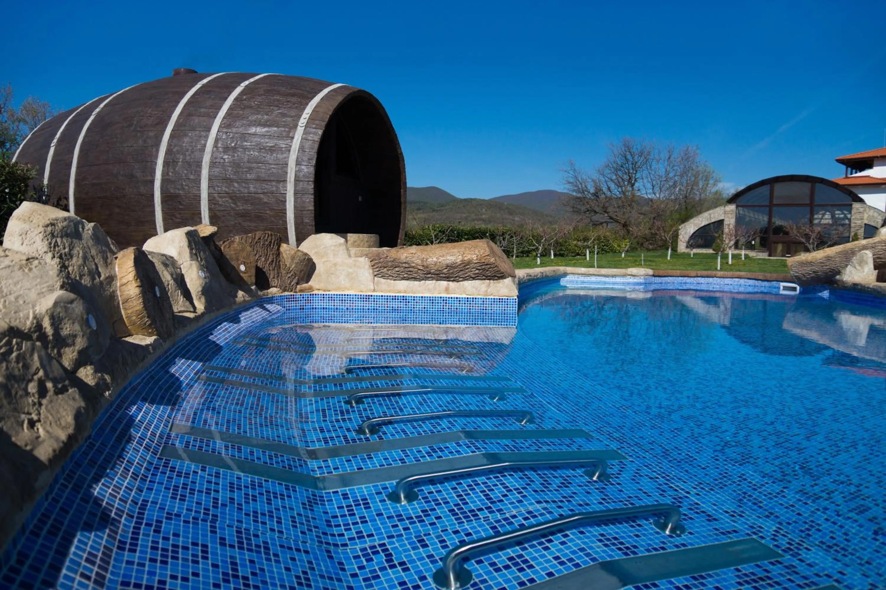 Swimming pool in Wine & Spa Complex Starosel