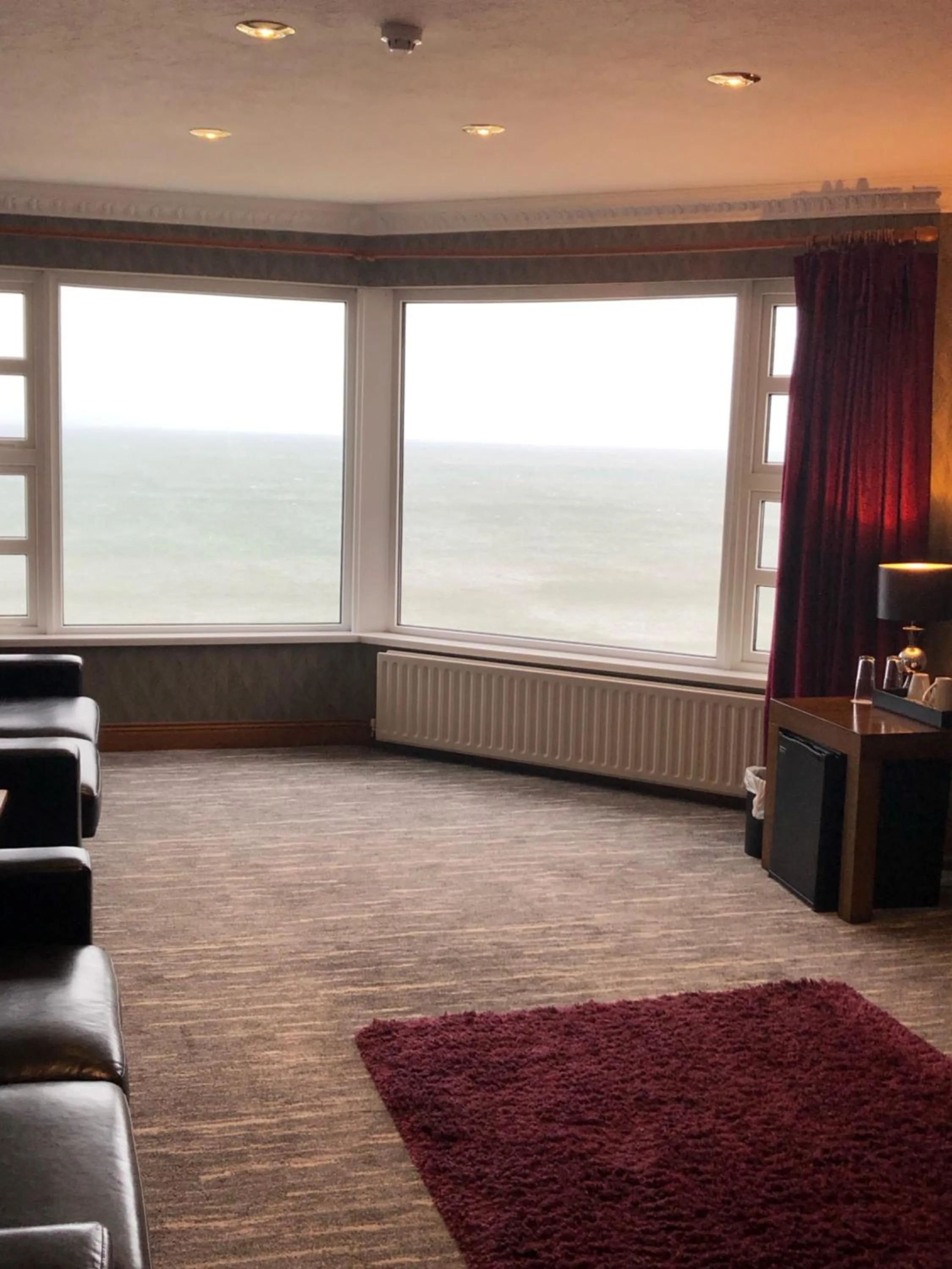 Seating area in Royal Court Hotel