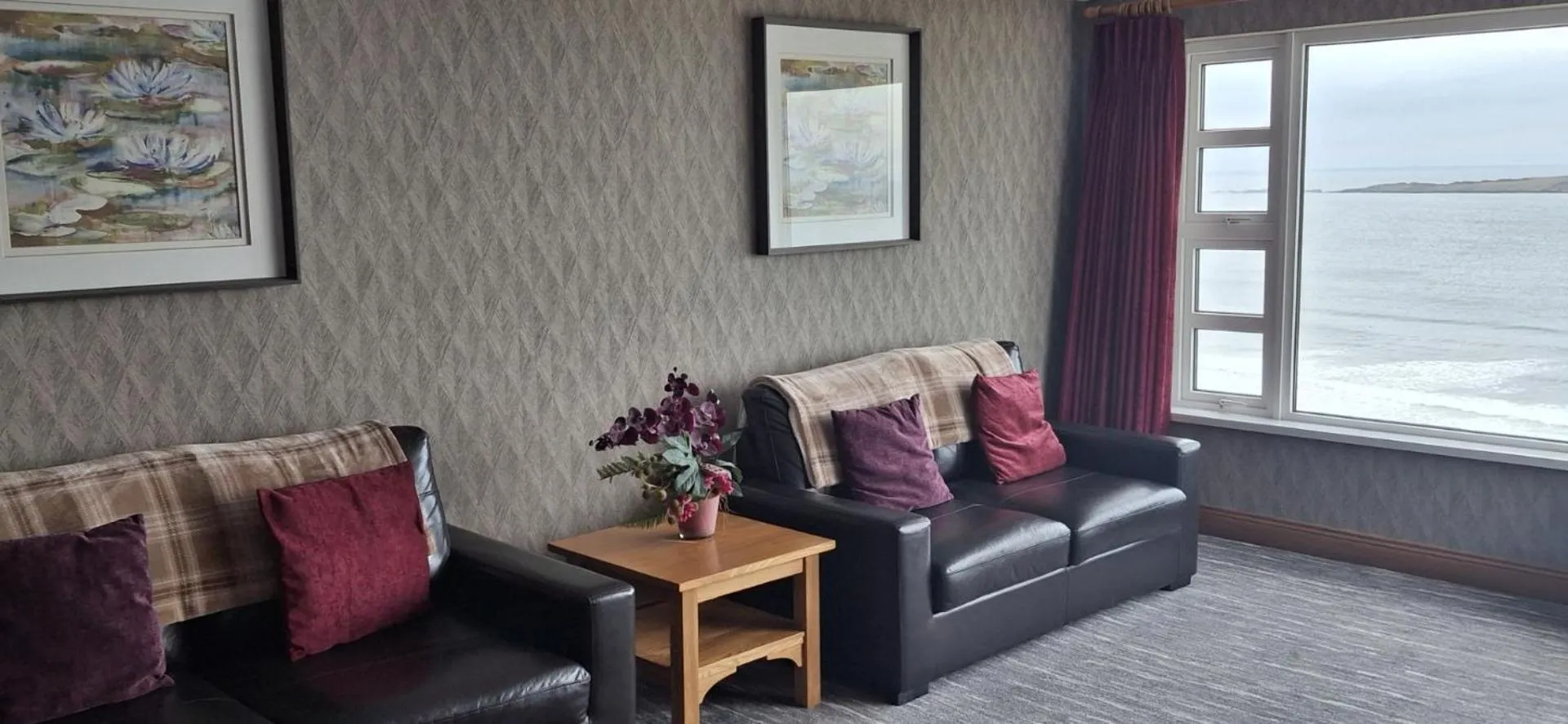 Seating area in Royal Court Hotel