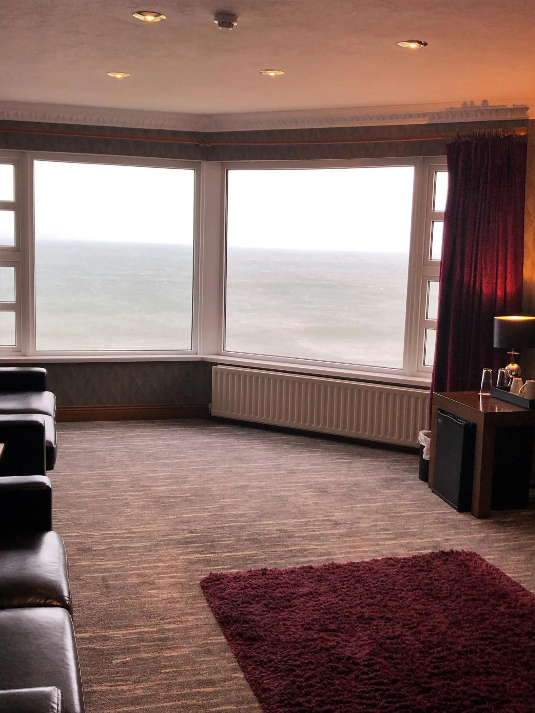 Seating area in Royal Court Hotel