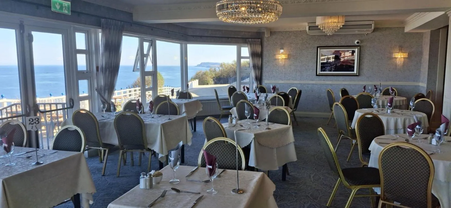 Dining area in Royal Court Hotel