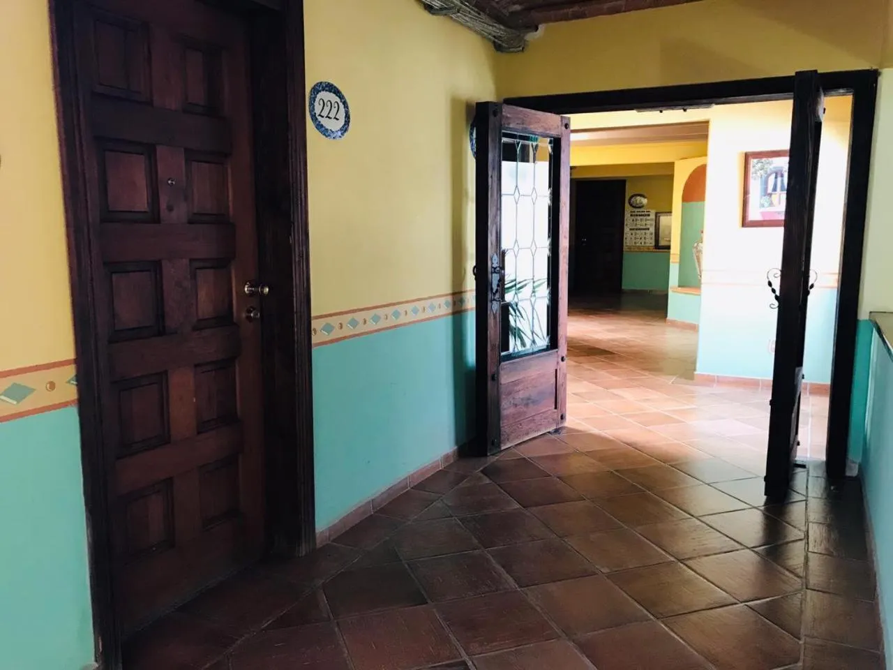 Living room in Hotel La Mansión
