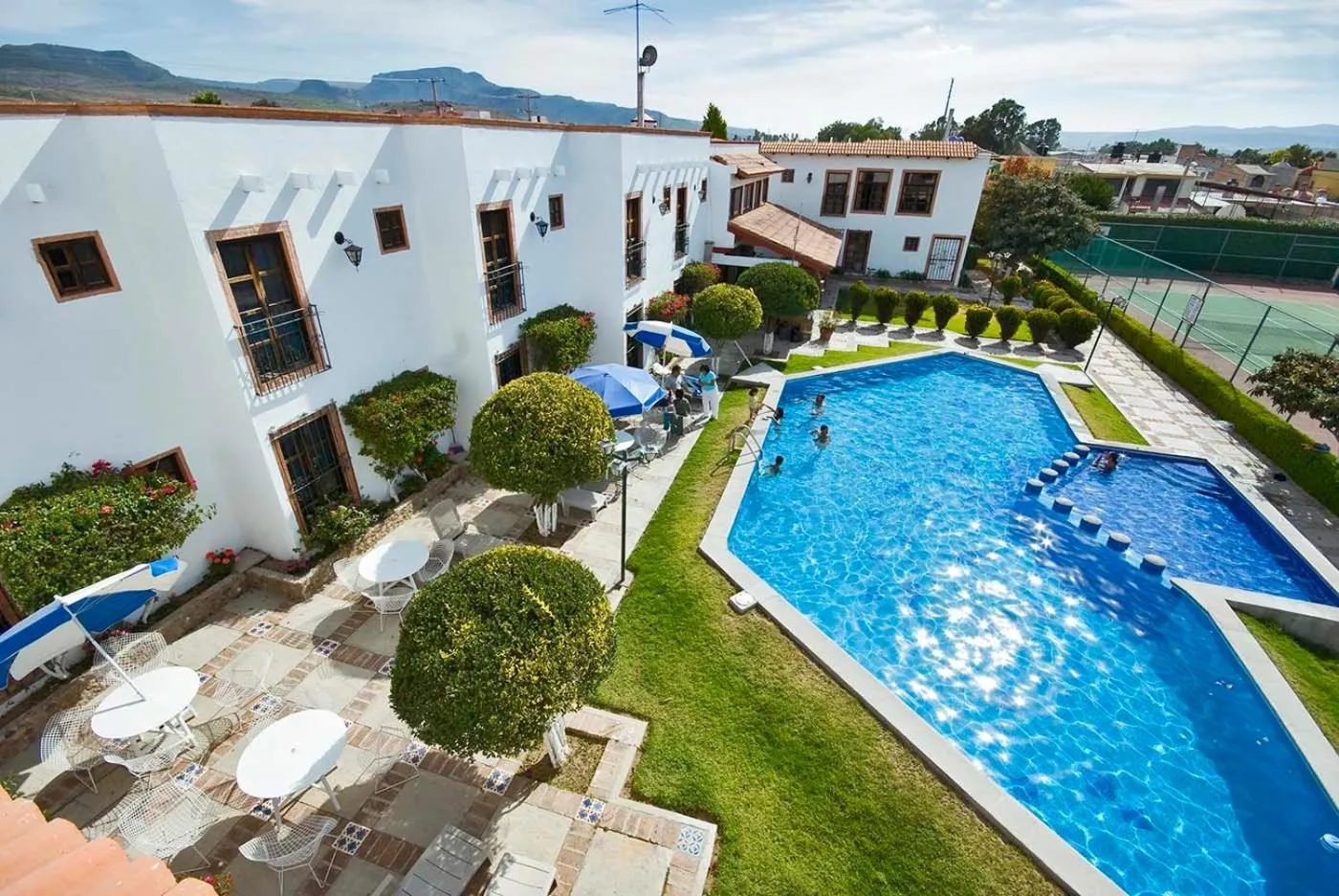 Bird's eye view in Hotel La Mansión