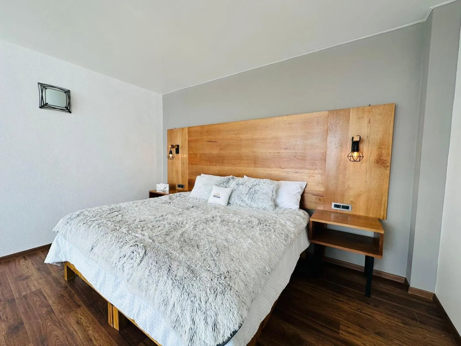 Bed in Hotel La Mansión