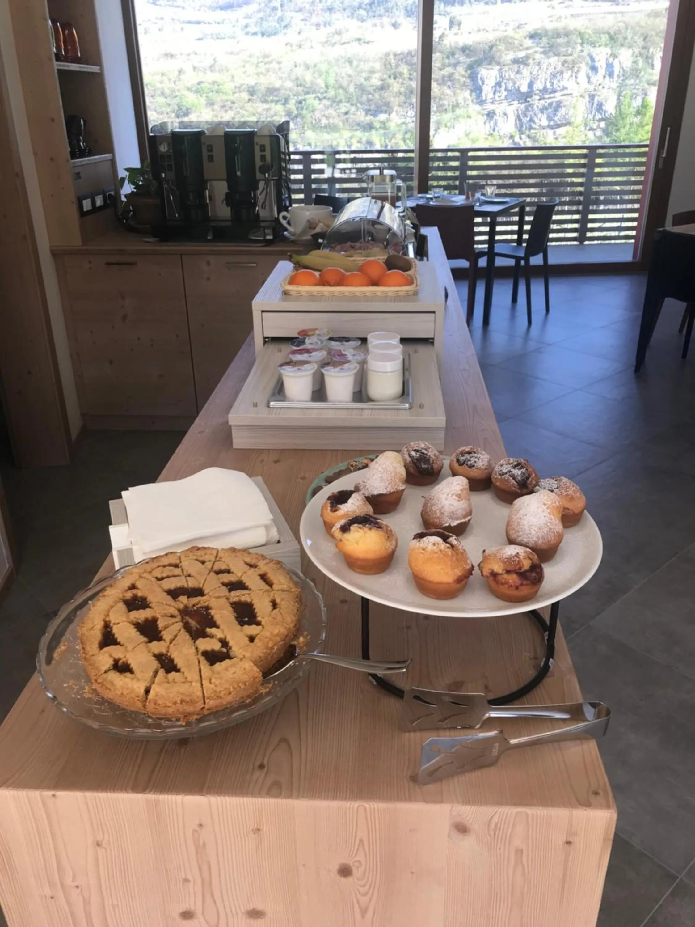 Buffet breakfast in Agritur Verderame