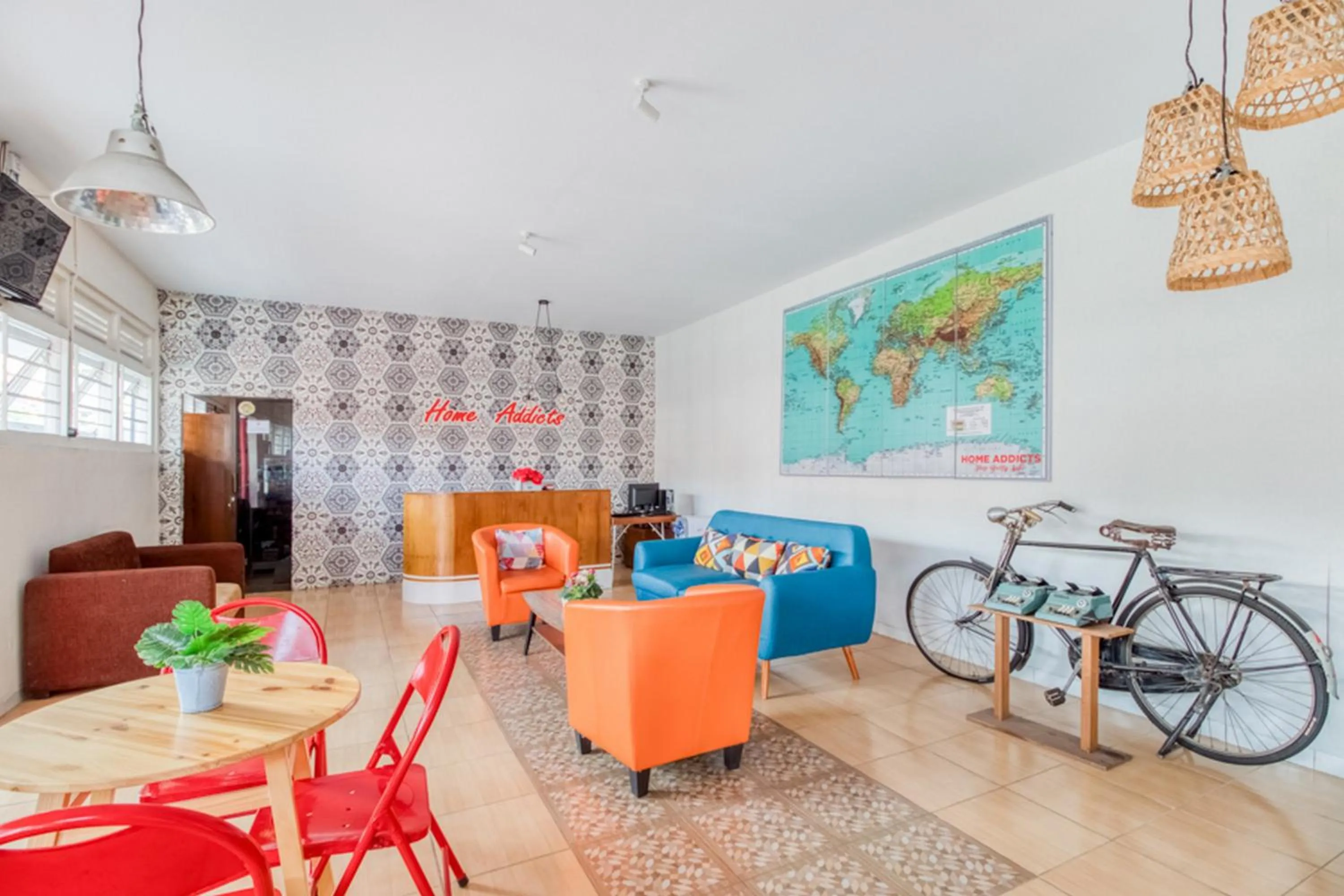 Lobby or reception in Home Addicts Hostel