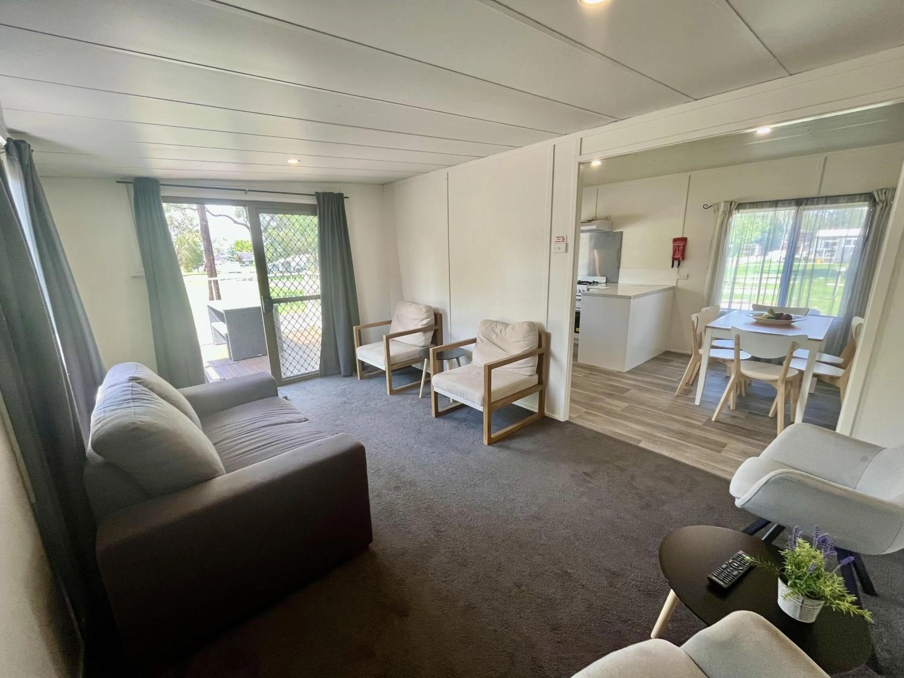 Seating area in Young Caravan and Tourist Park