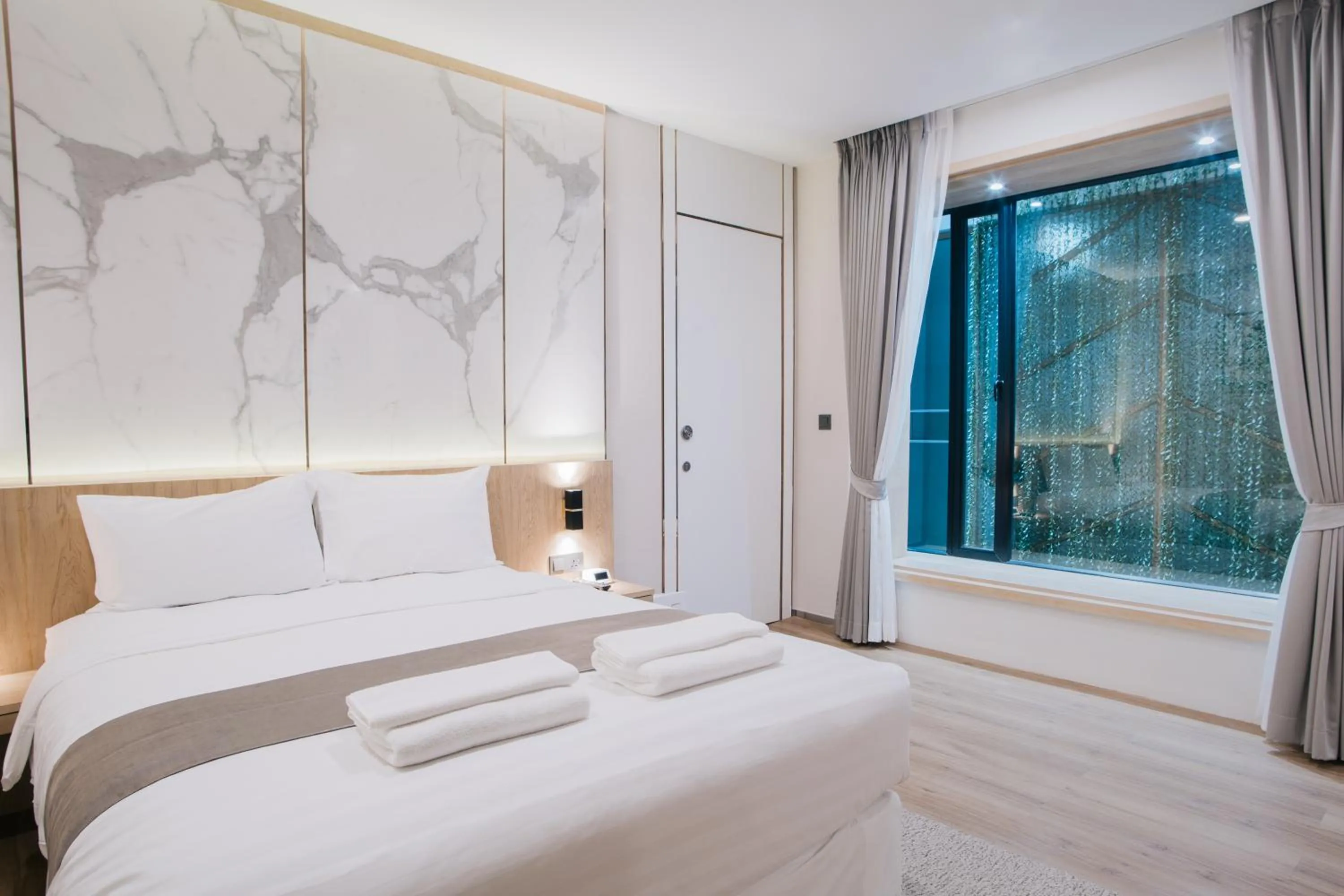 Bed in Artino Hotel Silom