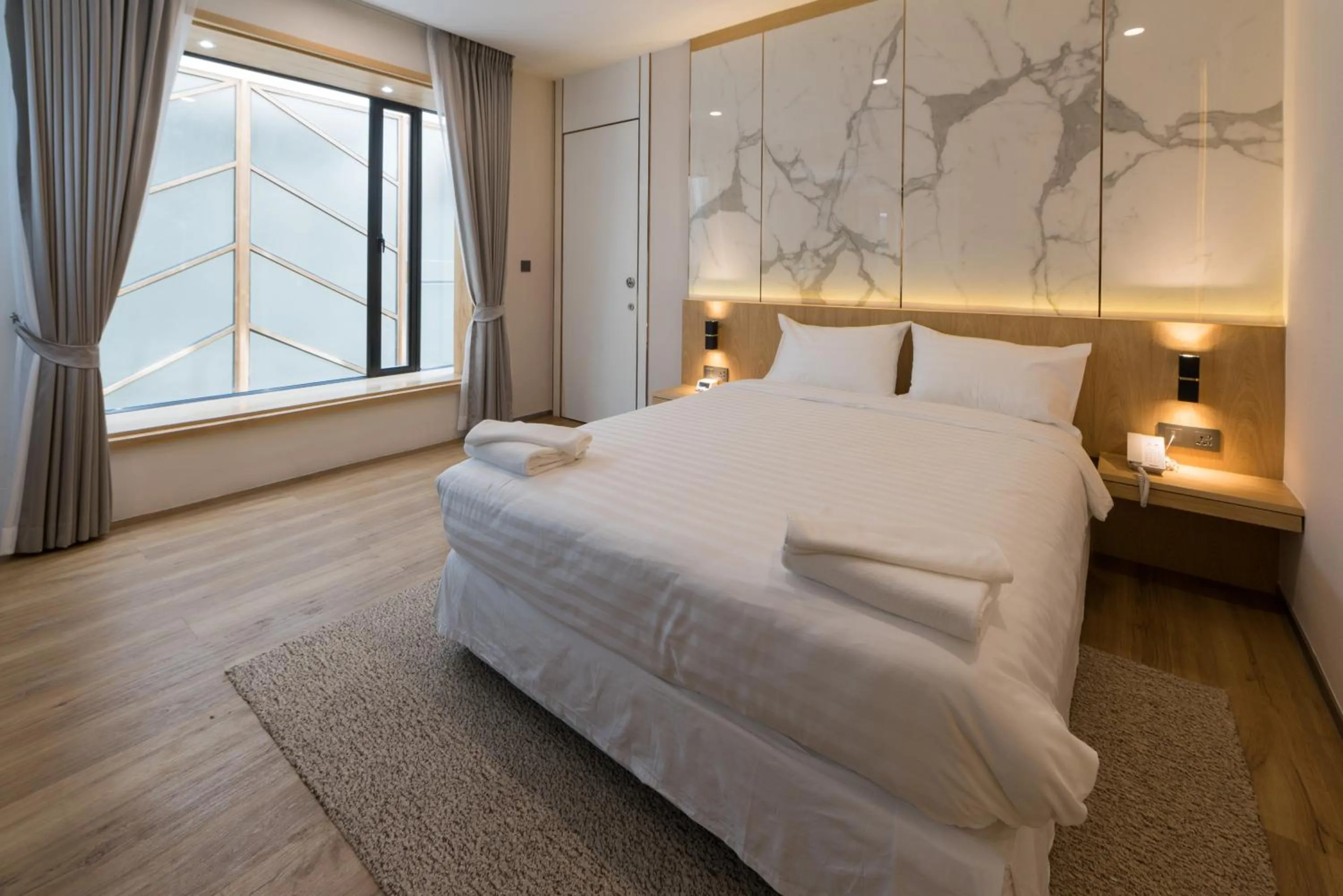 Bed in Artino Hotel Silom