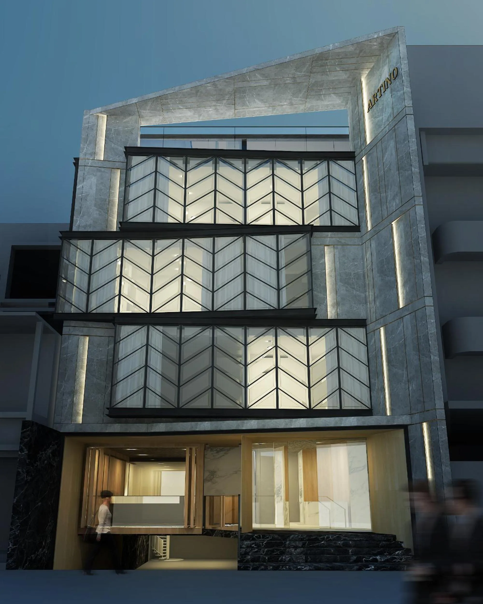 Property building in Artino Hotel Silom