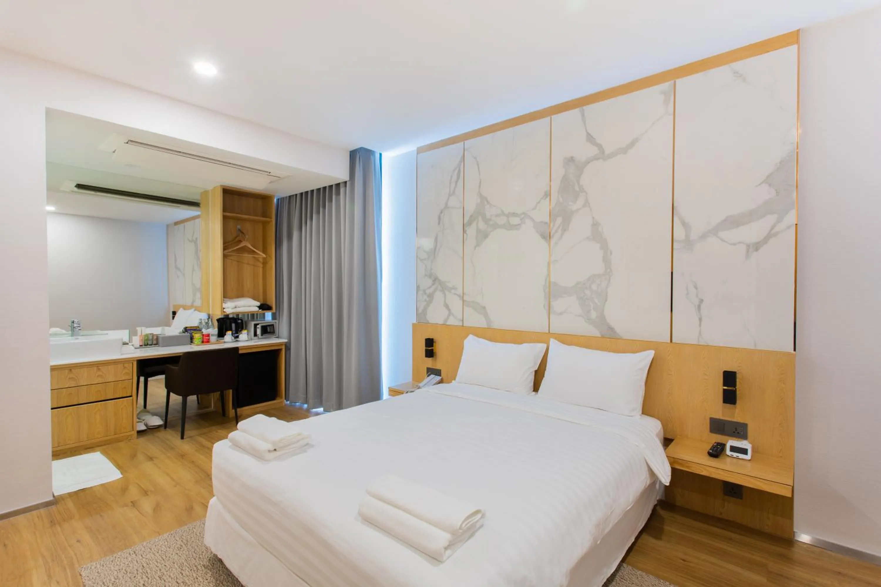 Bed in Artino Hotel Silom