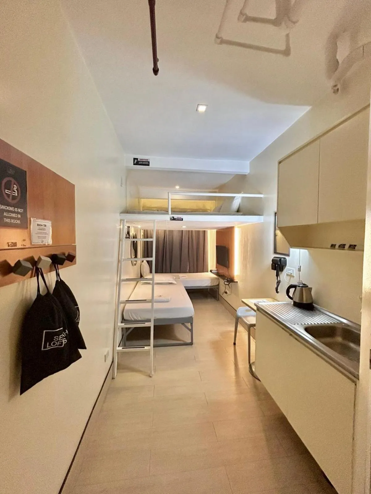 Bed in Selah Lofts Hotel