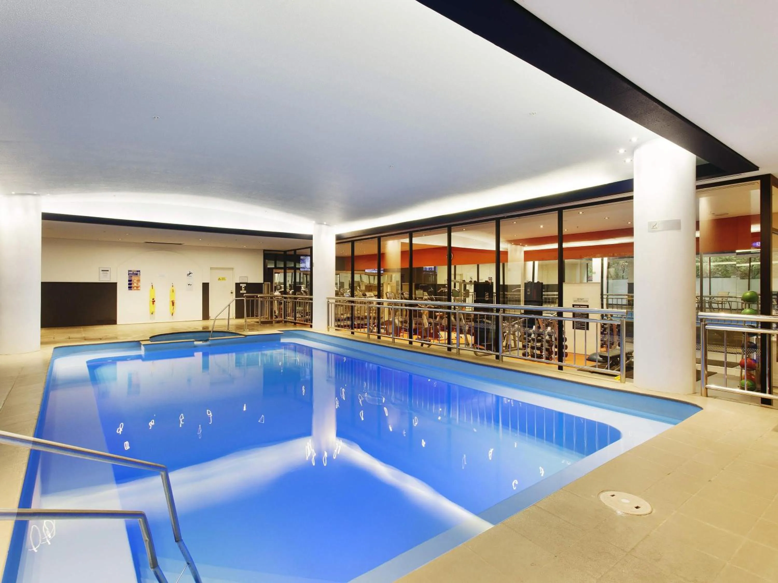 Pool view in Pullman Melbourne Albert Park