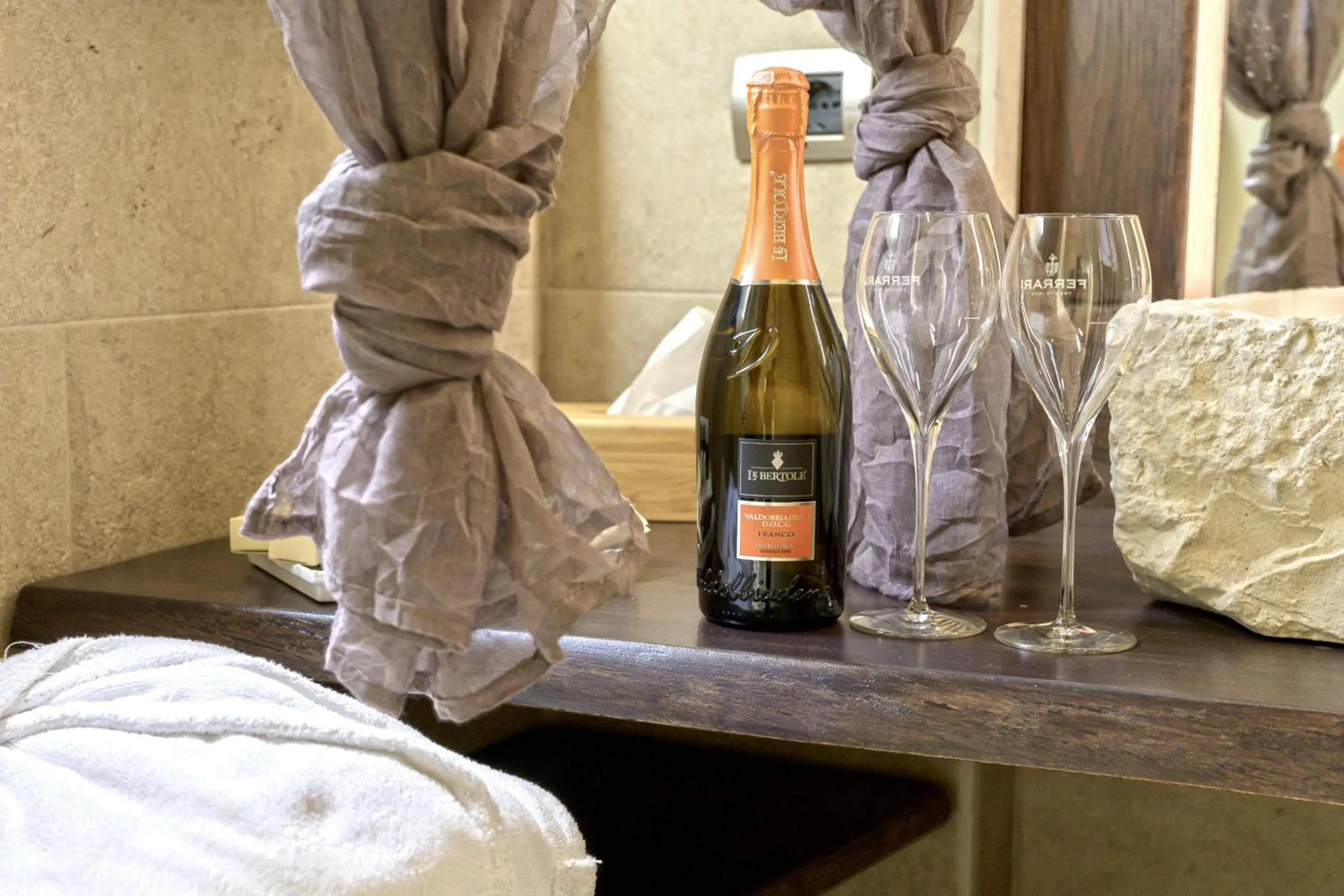 Bathroom in Perlage Suite Luxury B&B - Amazing view of Trulli