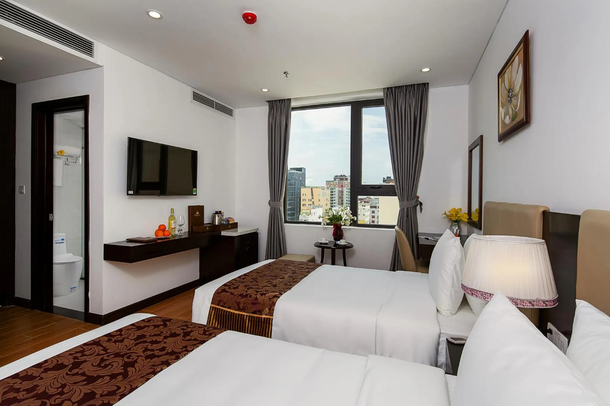 Bedroom, Bed in Golden Line Hotel Danang