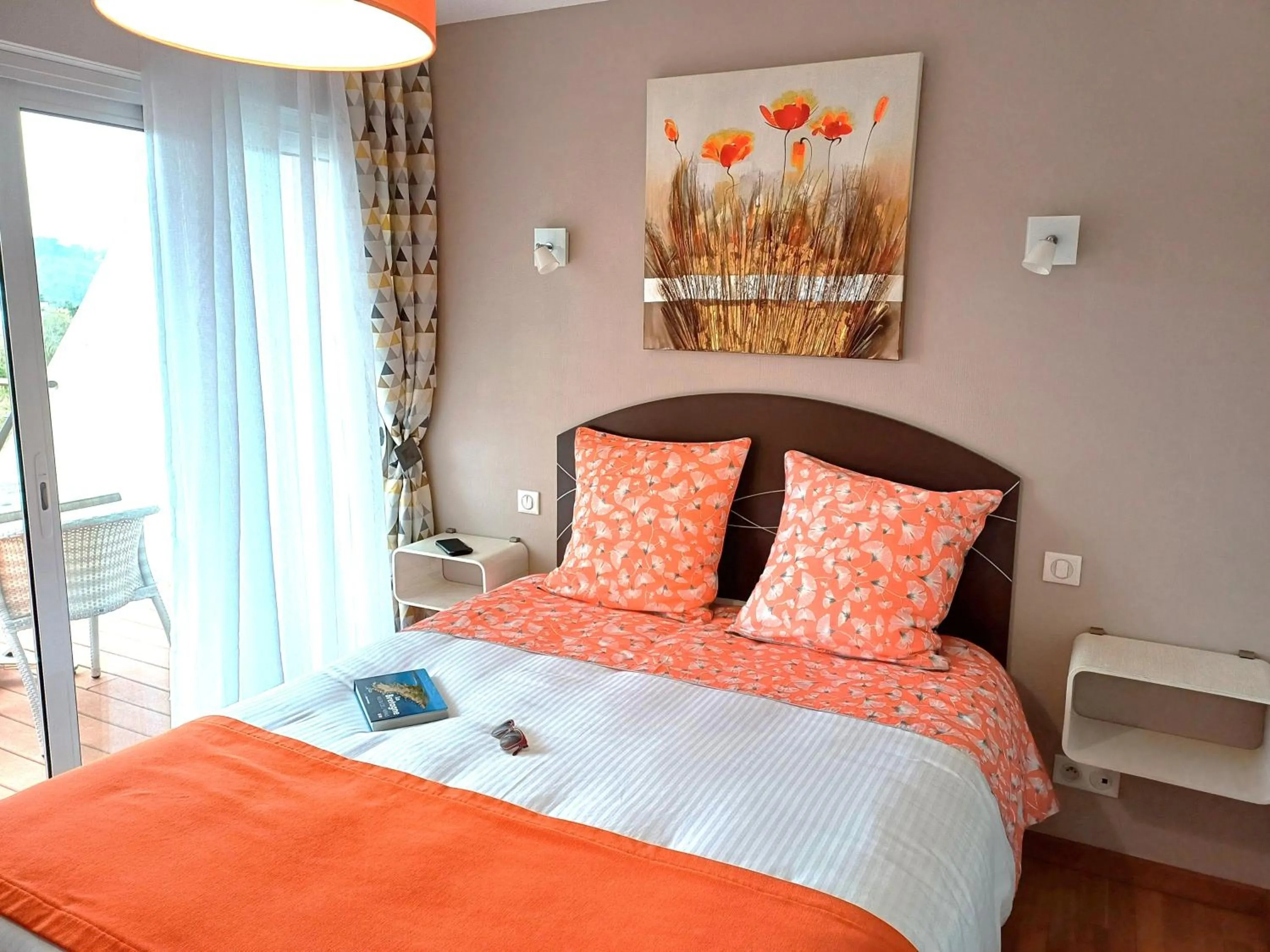 Bedroom, Bed in Les Terrasses du Ris