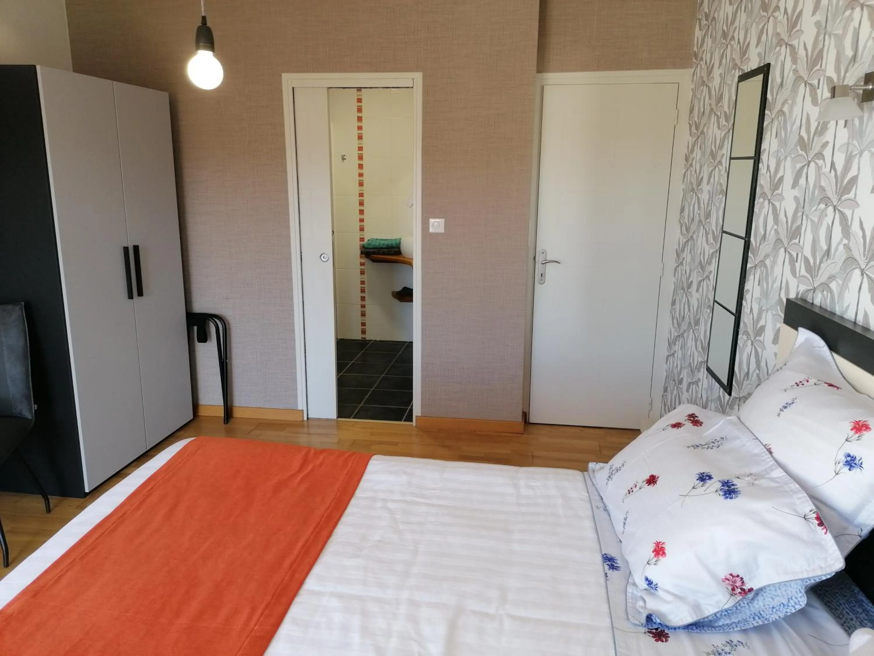 Bedroom, Bed in Les Terrasses du Ris