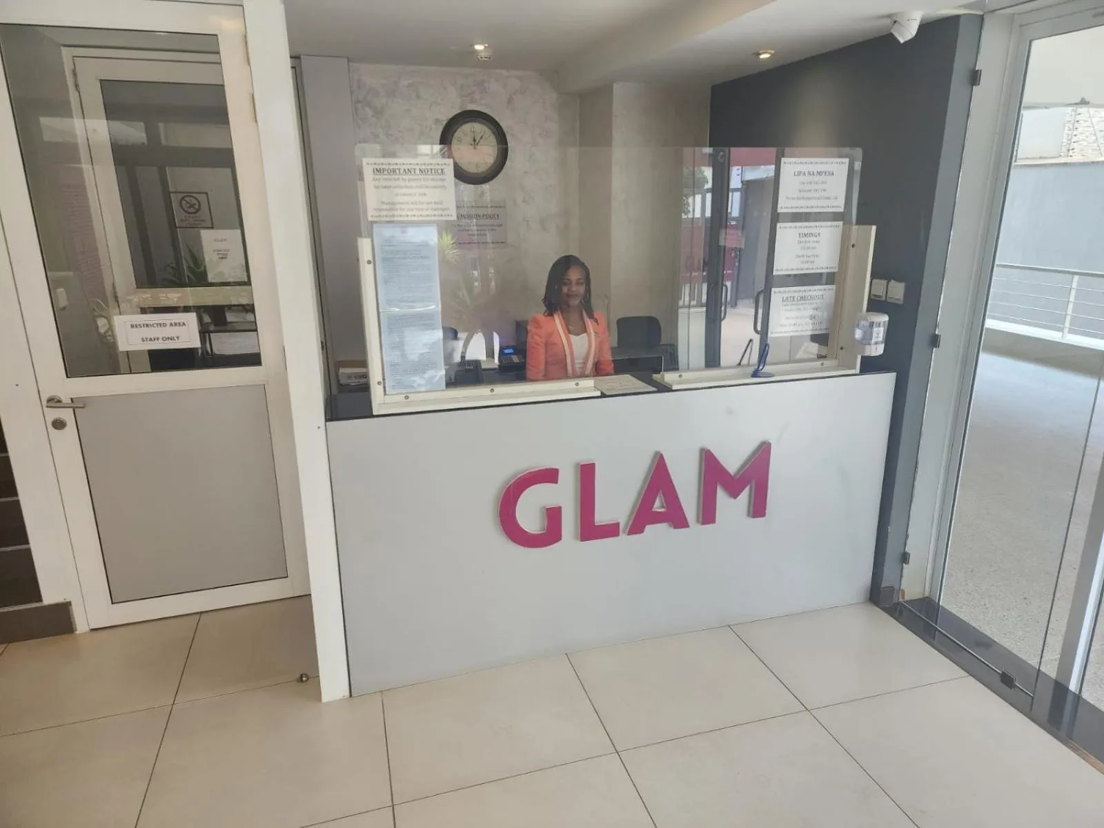 Lobby or reception in Glam Hotel Nairobi - Near Westgate Mall, Westlands