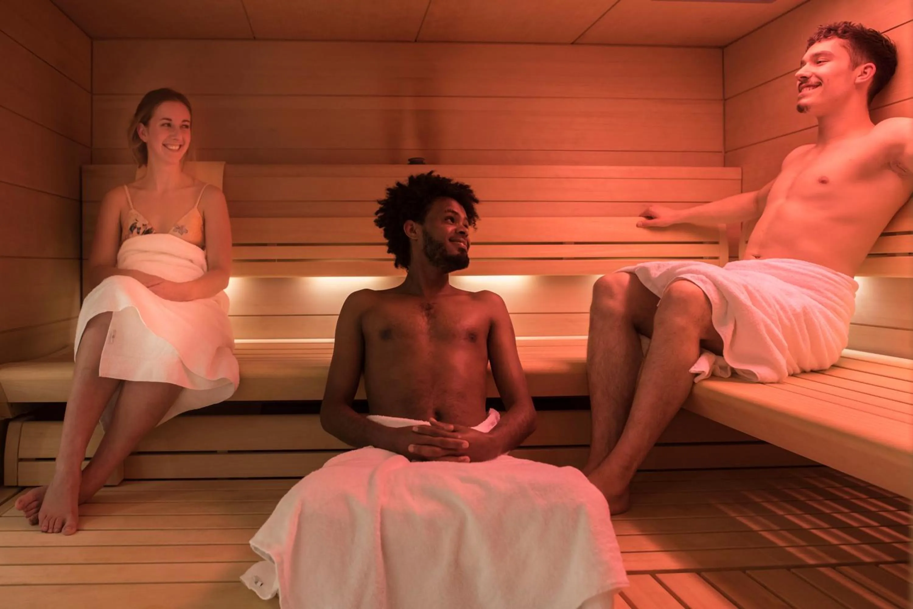 Sauna in The Green Elephant Hostel & Spa
