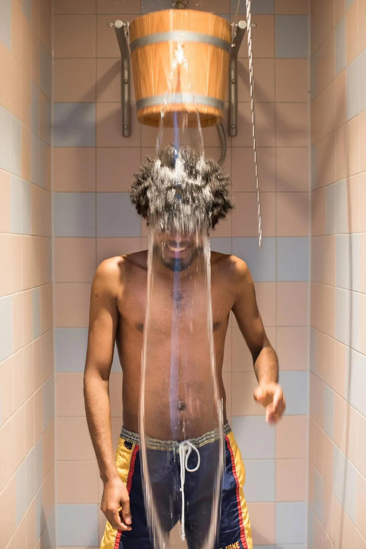 Shower in The Green Elephant Hostel & Spa