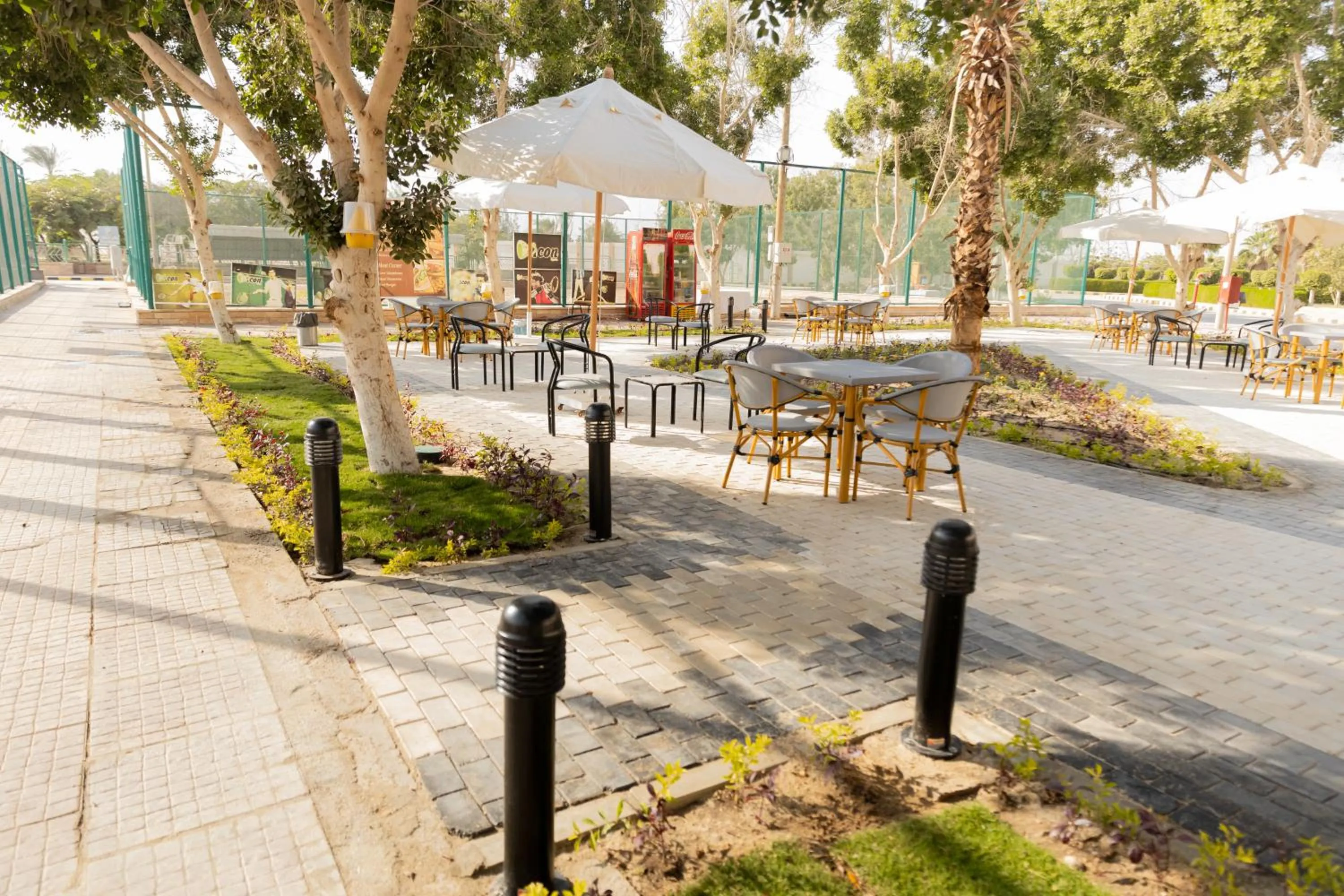 Dining area in Assiut Cement Hotel