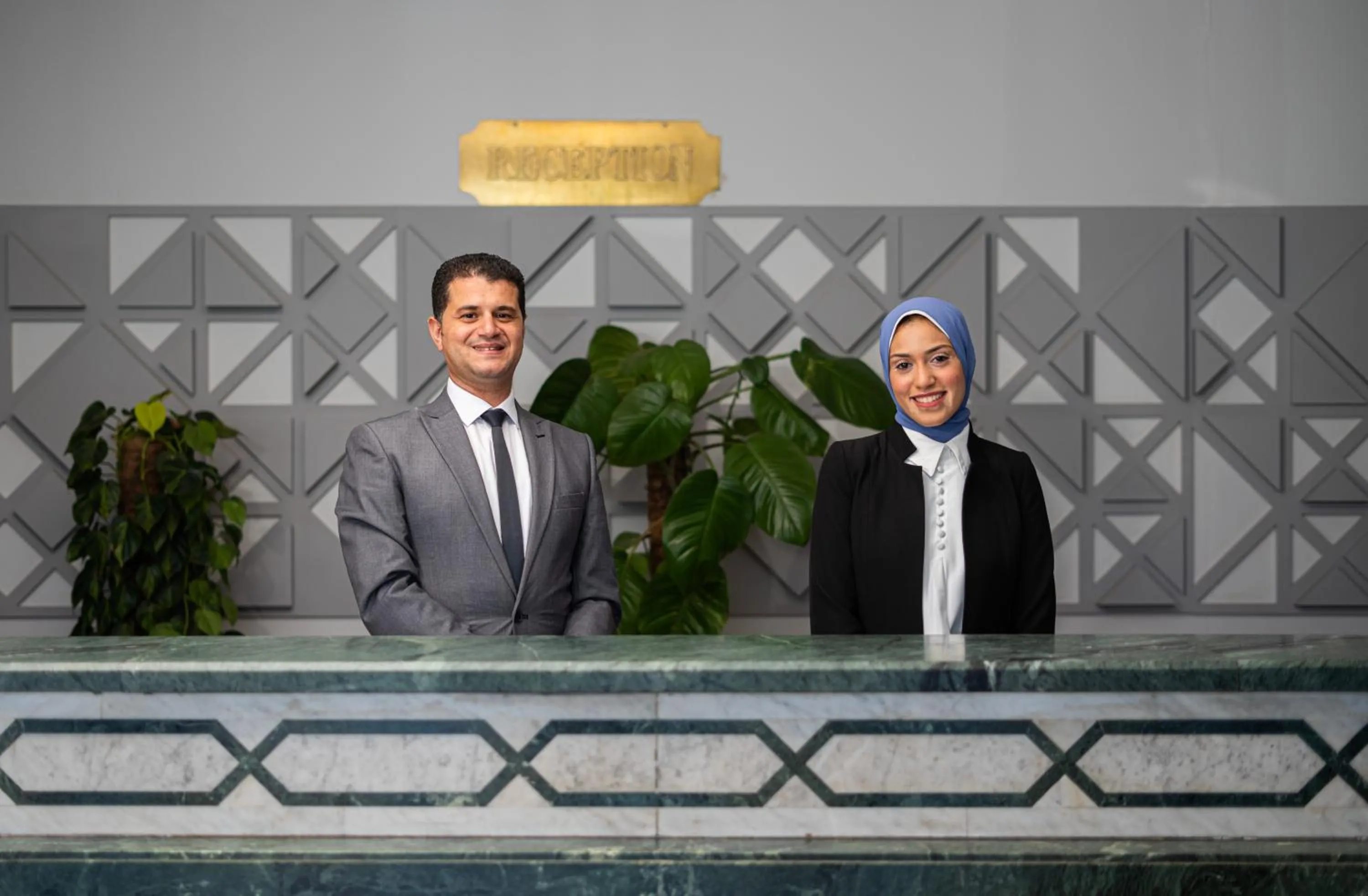 Lobby or reception in Assiut Cement Hotel