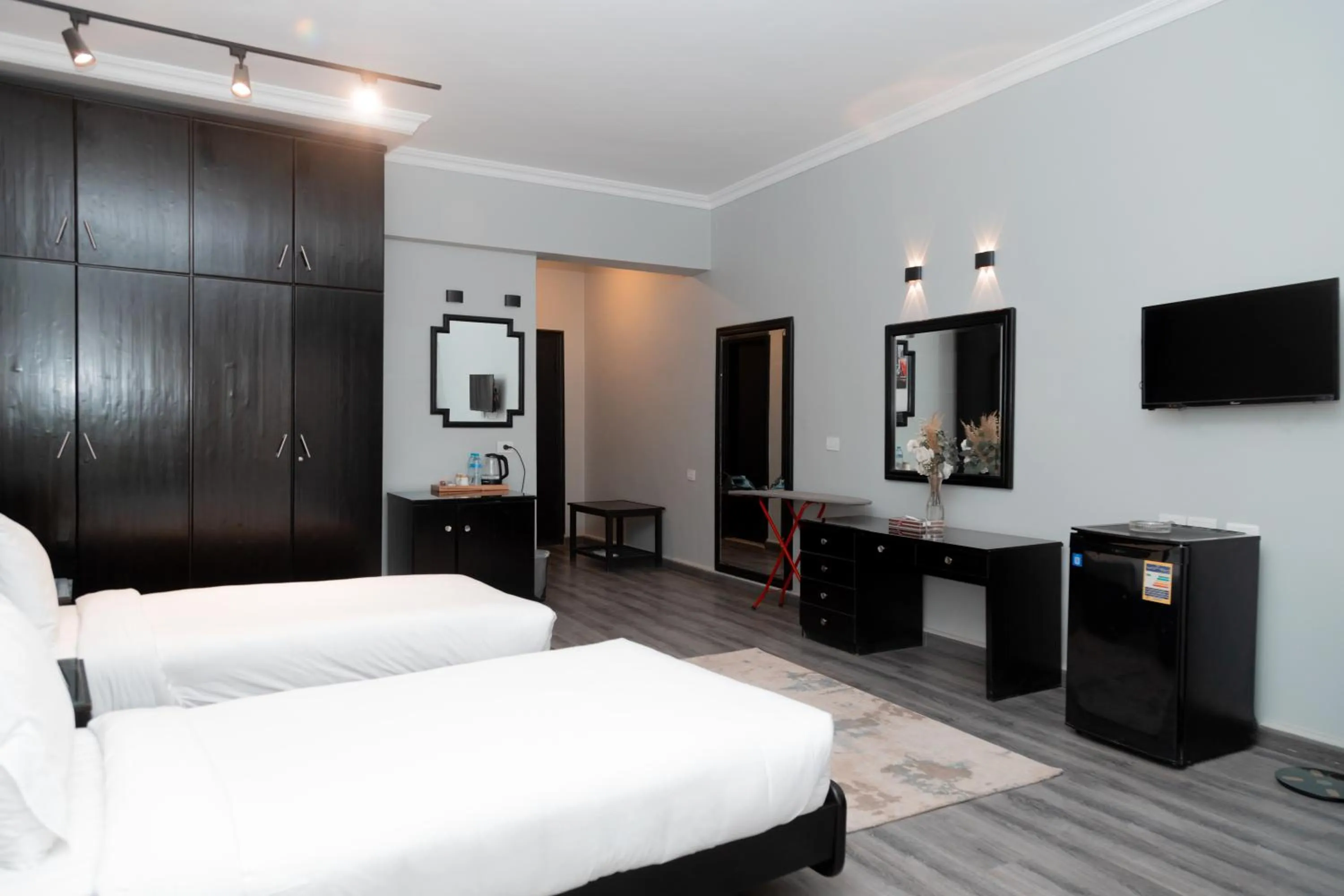 Bed in Assiut Cement Hotel