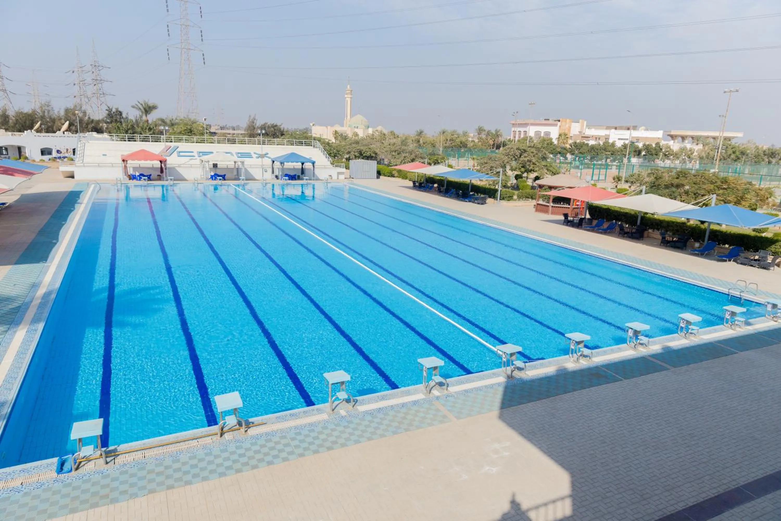 Swimming pool in Assiut Cement Hotel