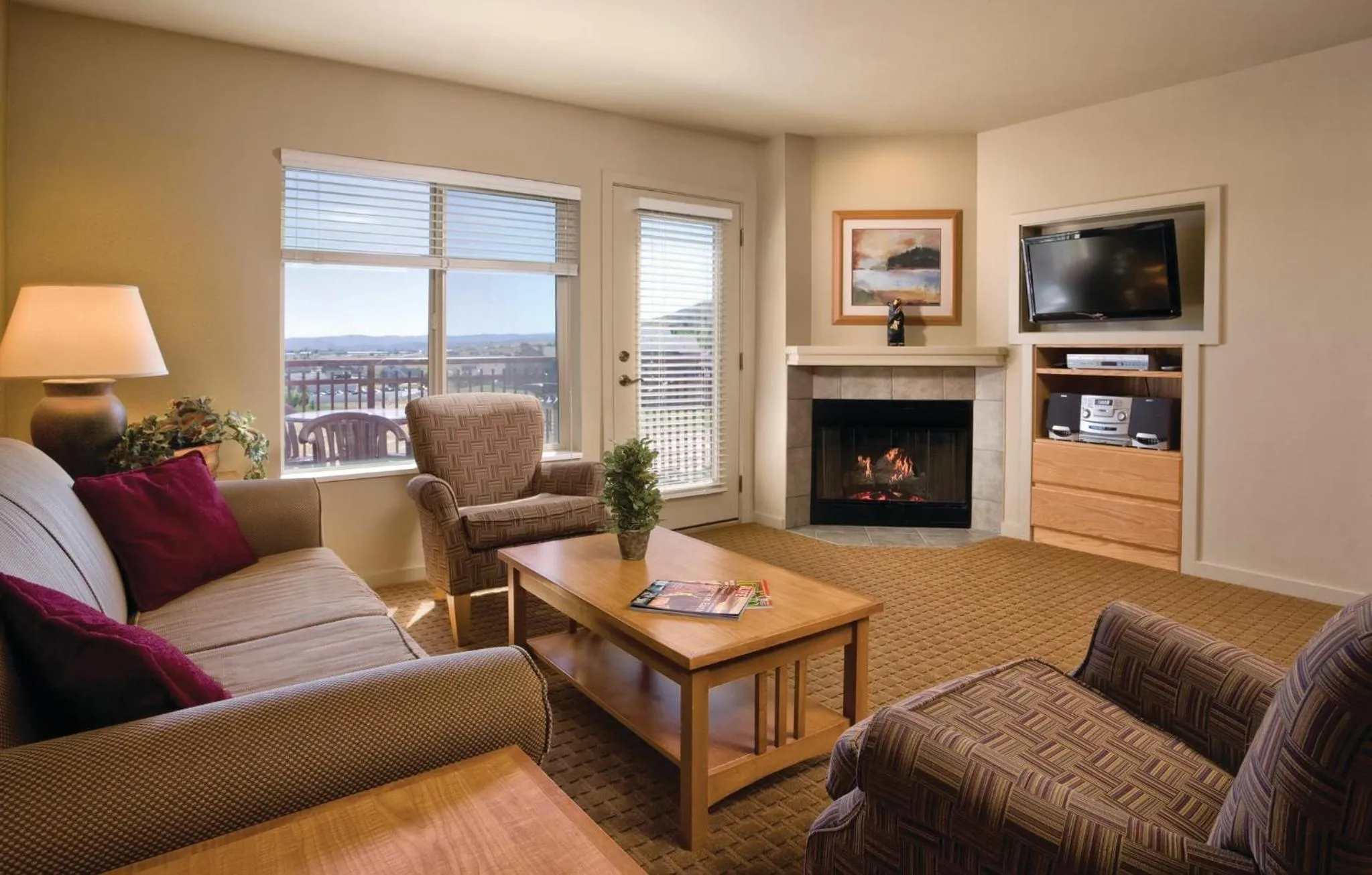 Living room in WorldMark Bear Lake