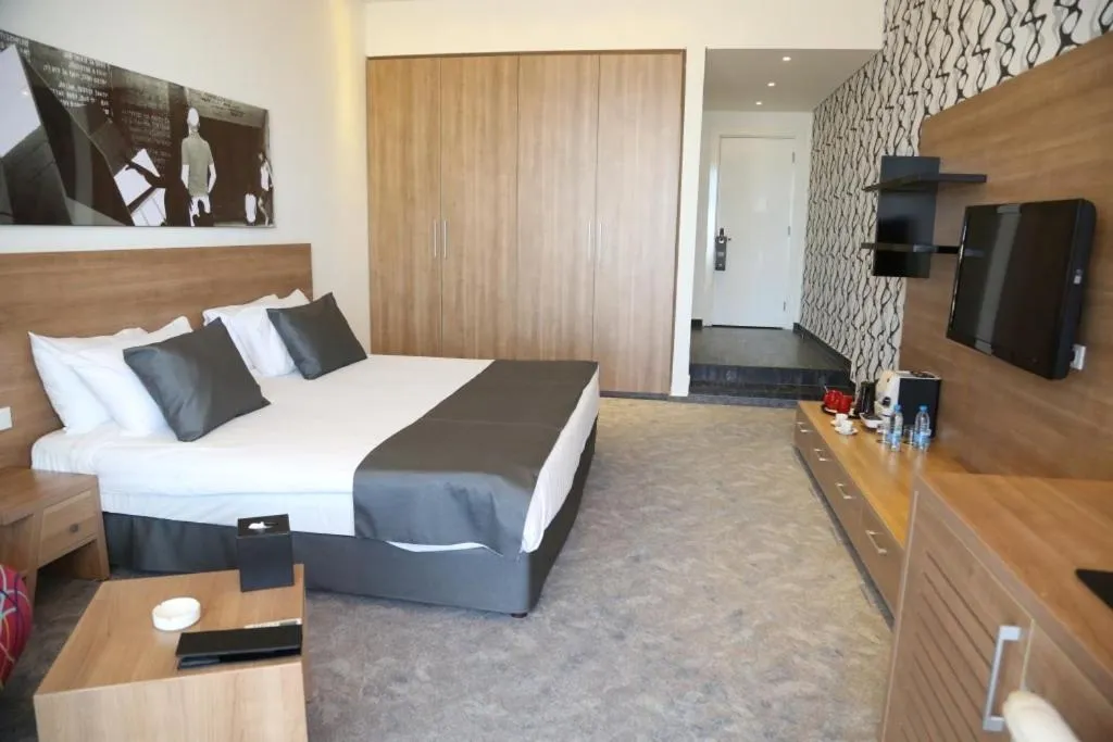 Decorative detail, Bed in Veer Luxury Boutique Hotel & Beach Club