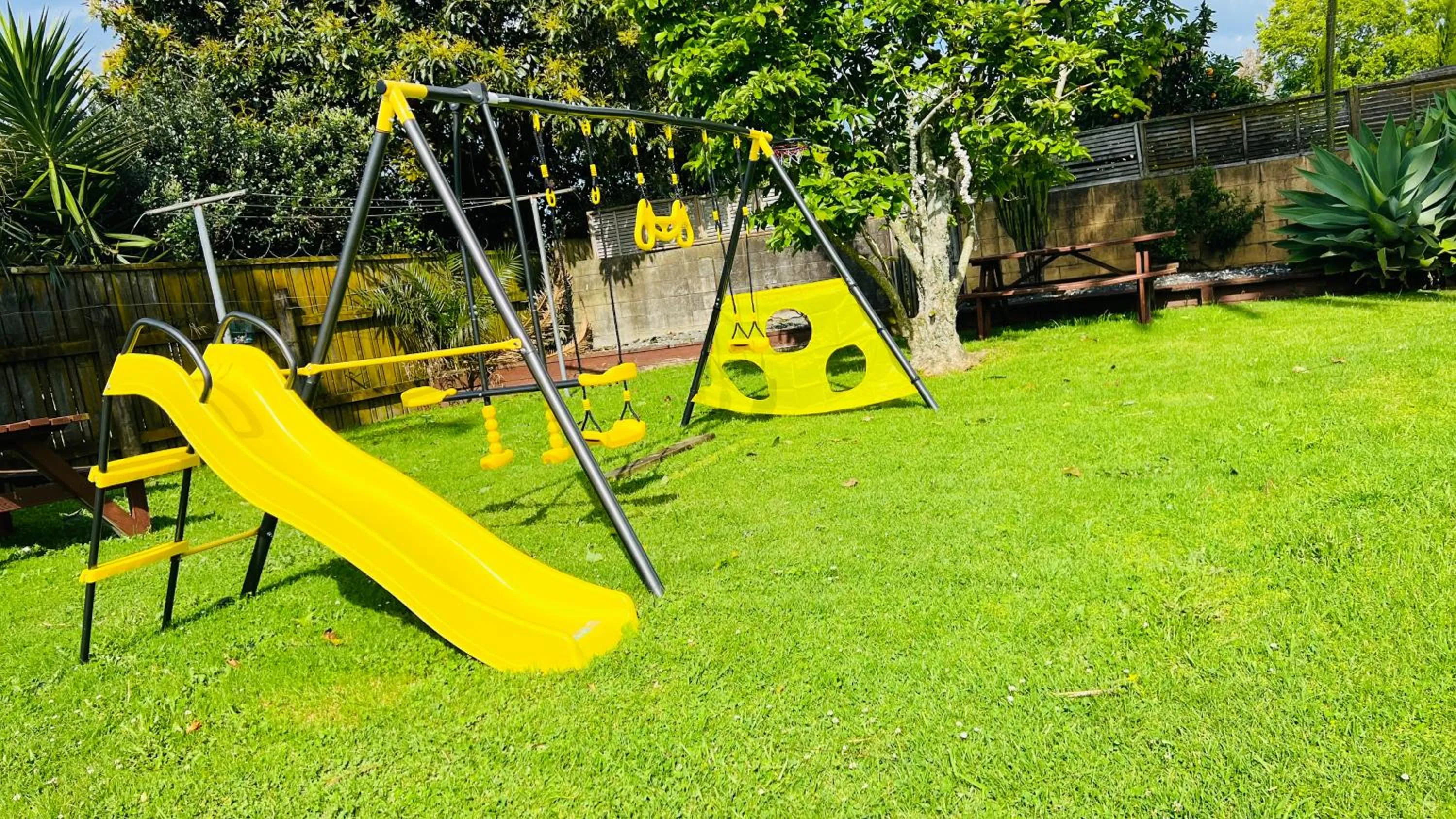 Children play ground in 18th Avenue Thermal Motel