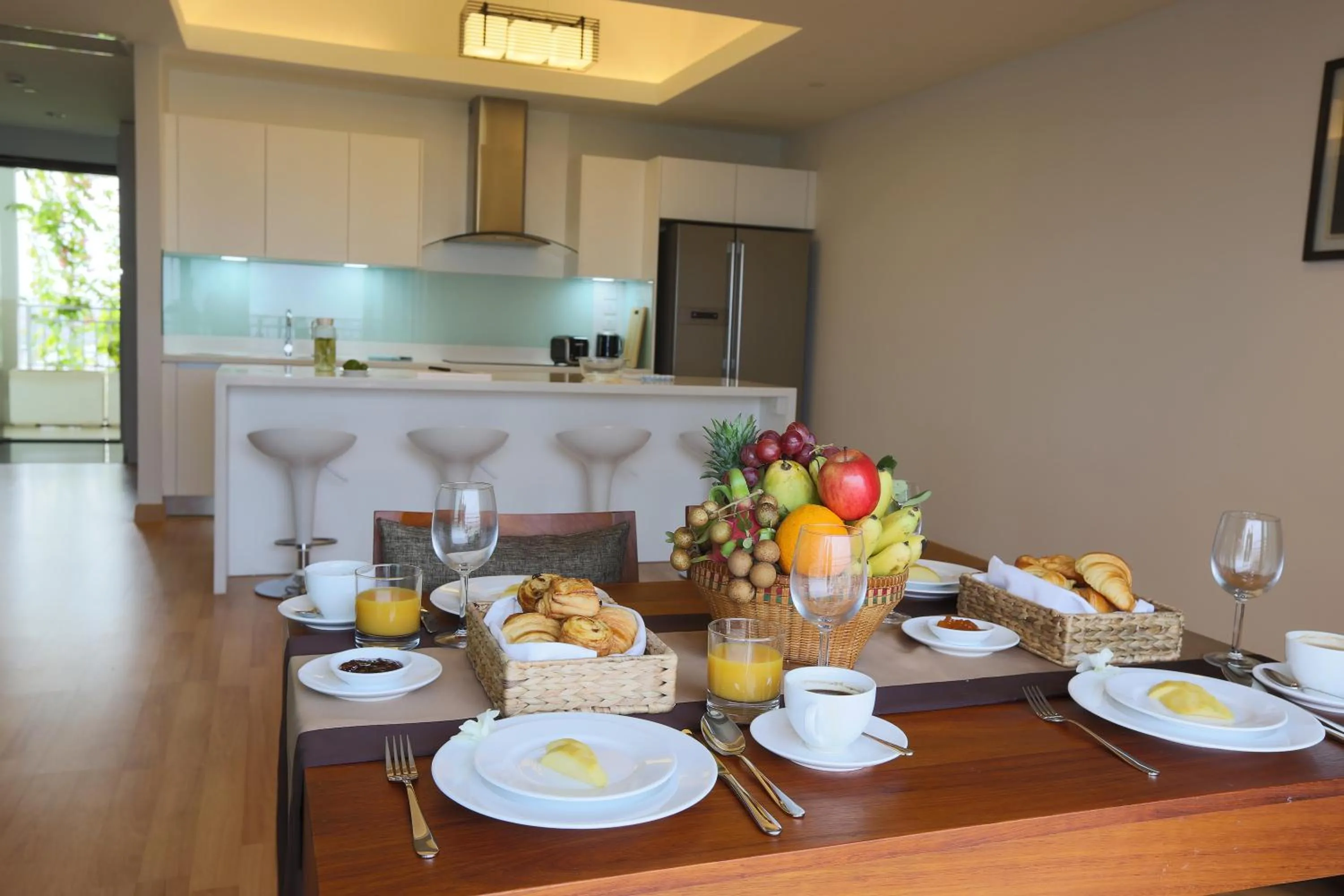 Breakfast in Bellevue Serviced Apartments