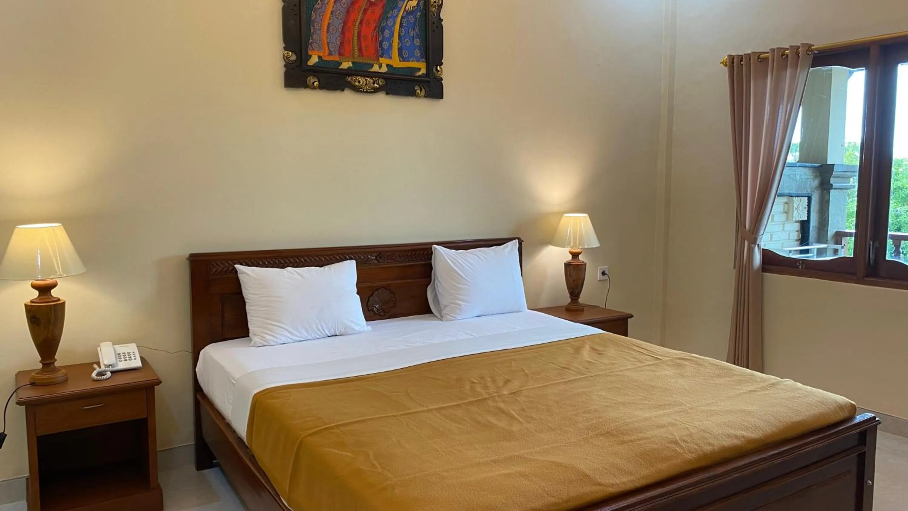 Bed in Bali Sandy Resort